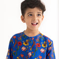 Chattur Tota Royal Blue Kurta and Pyjama set