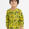 Jaadui Jungle Lime Kurta and Pyjama