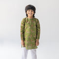 Olive Tendua Raj Kumar Kurta And Pyajama Set