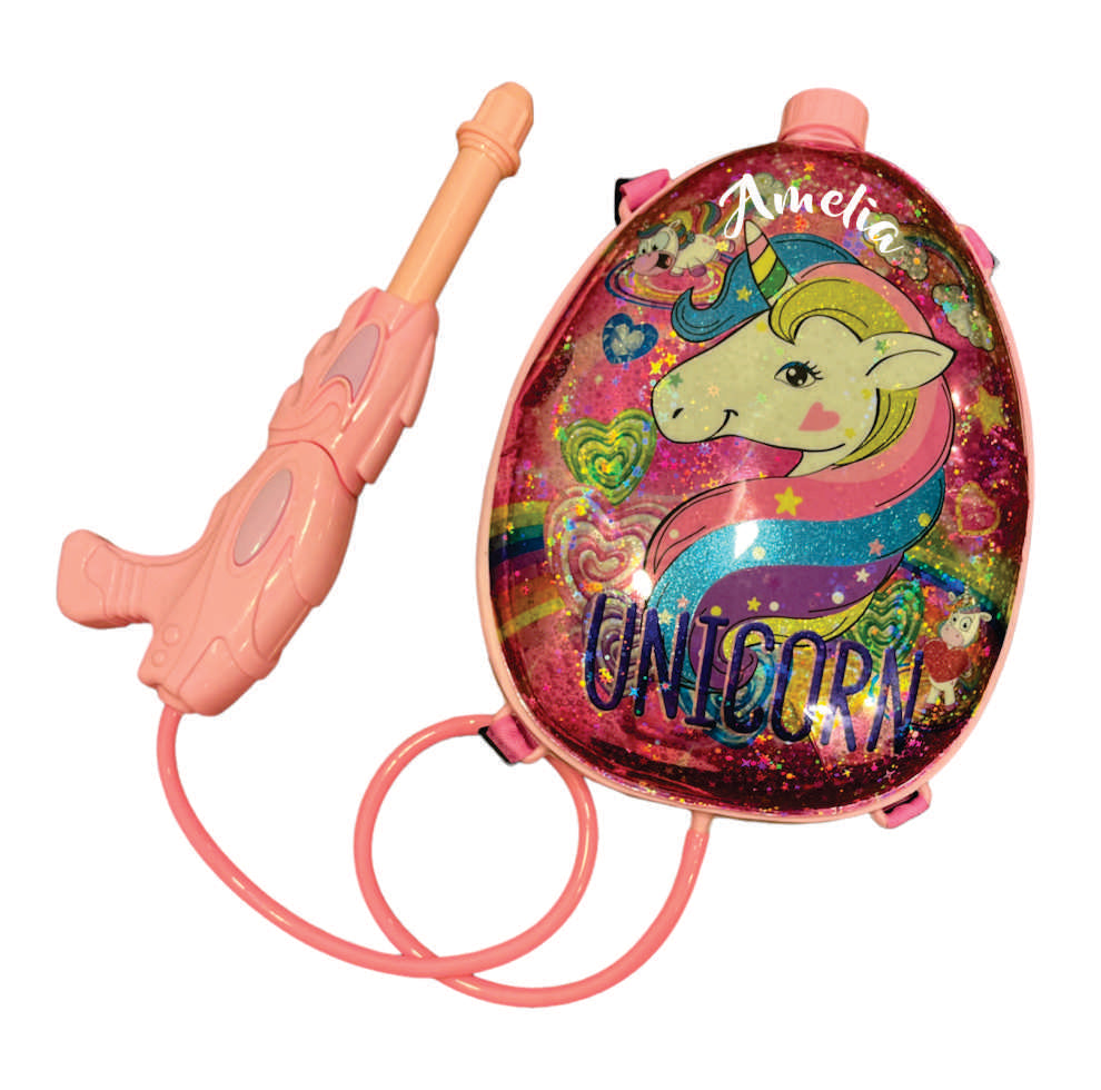 Personalised Holi Pichkari - Rainbow Unicorn (High Pressure Gun)