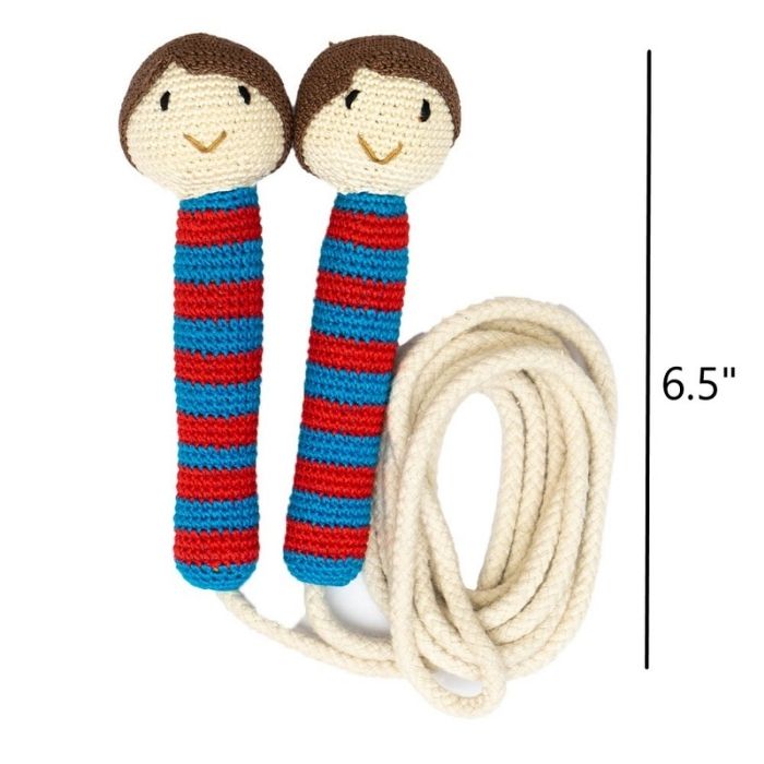 Boy Skipping Rope - Handcrafted Amigurumi