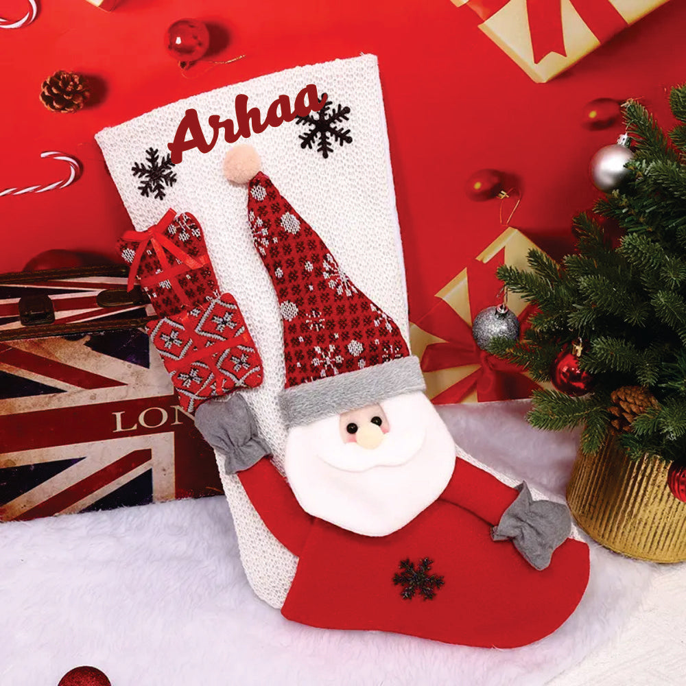 Surprise Wishes Stockings - Santa