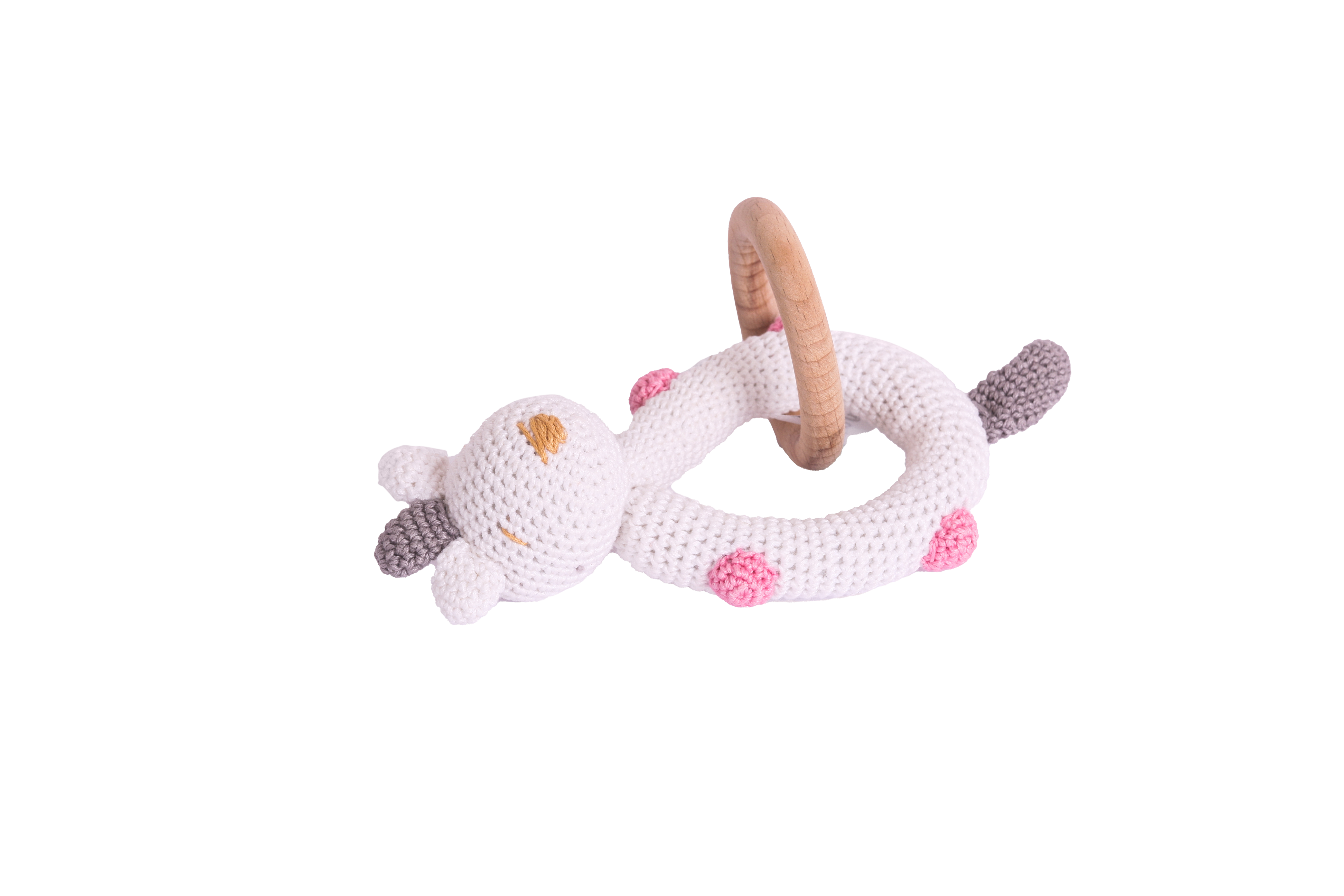 Baa Baa White Sheep Rattle - Totdot