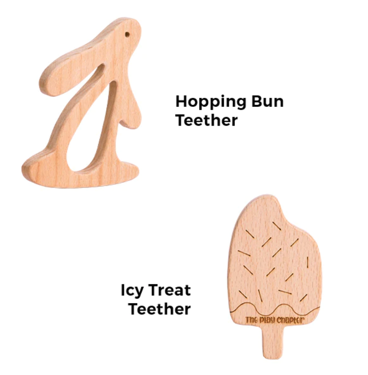 Hopping Bun Icy Treat Teether Set - Totdot