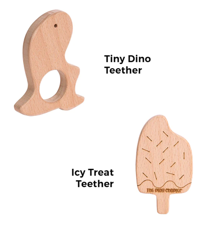 Tiny Dino and Icy Treat Teether Set - Totdot