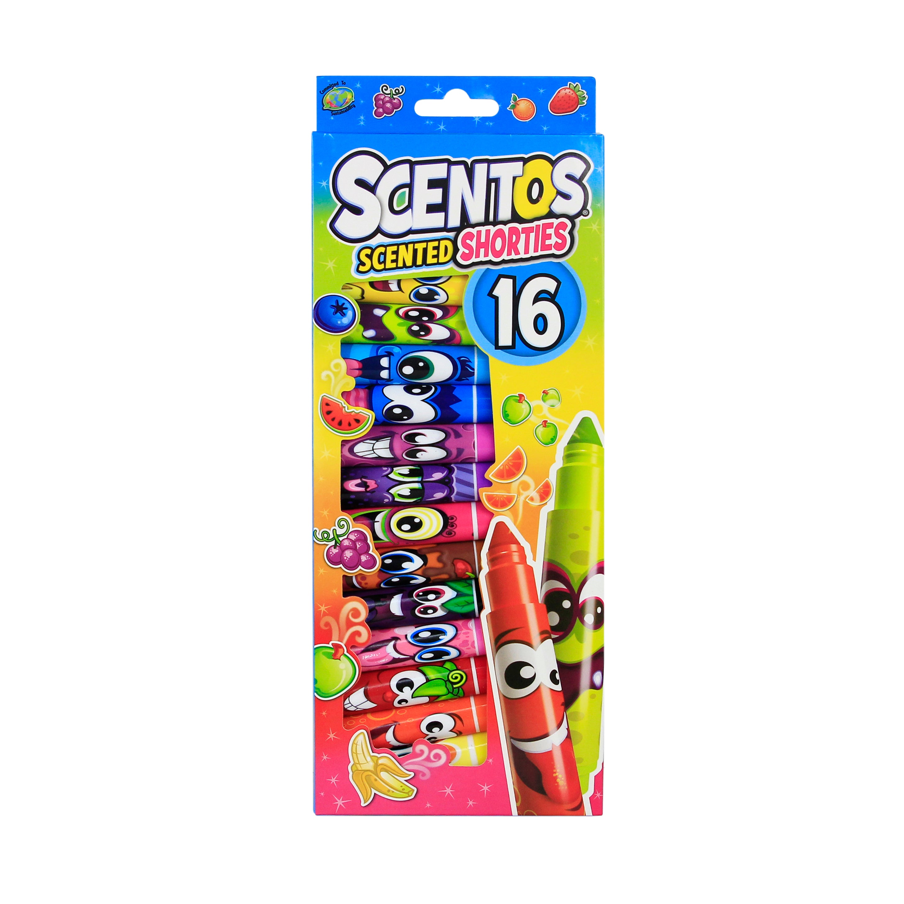 Shorty Markers - pack of 16 Scentos