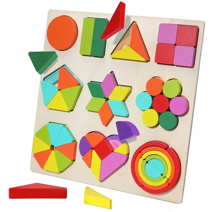 Fraction Puzzle Board