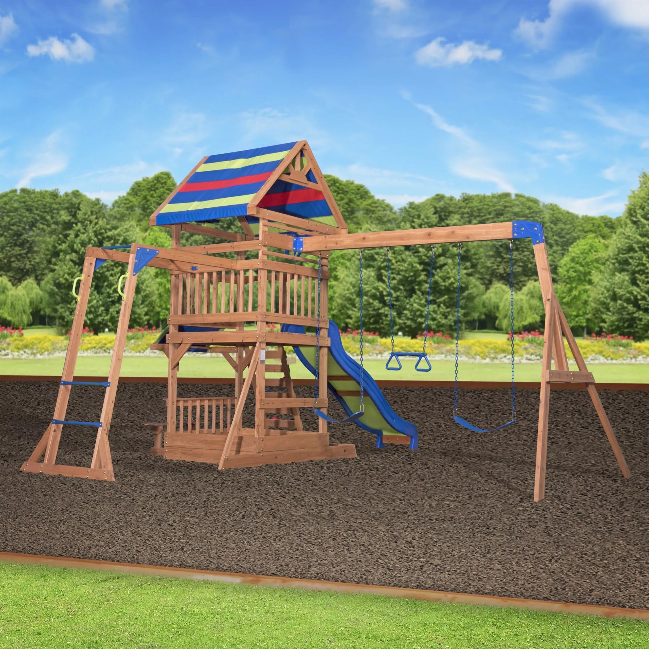 Northbrook Play Tower - Swings