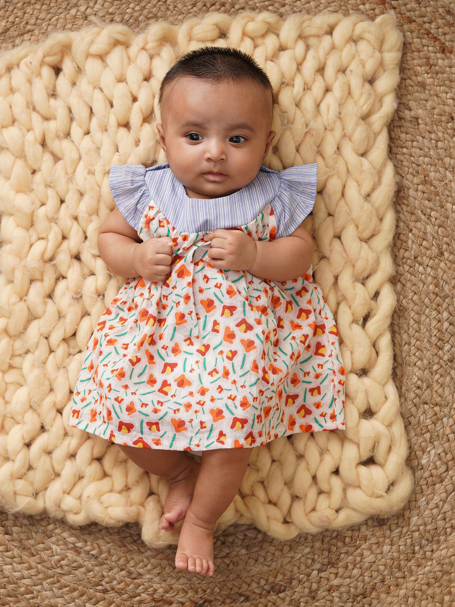 Floral Fiesta - Baby Girl Frock - Totdot