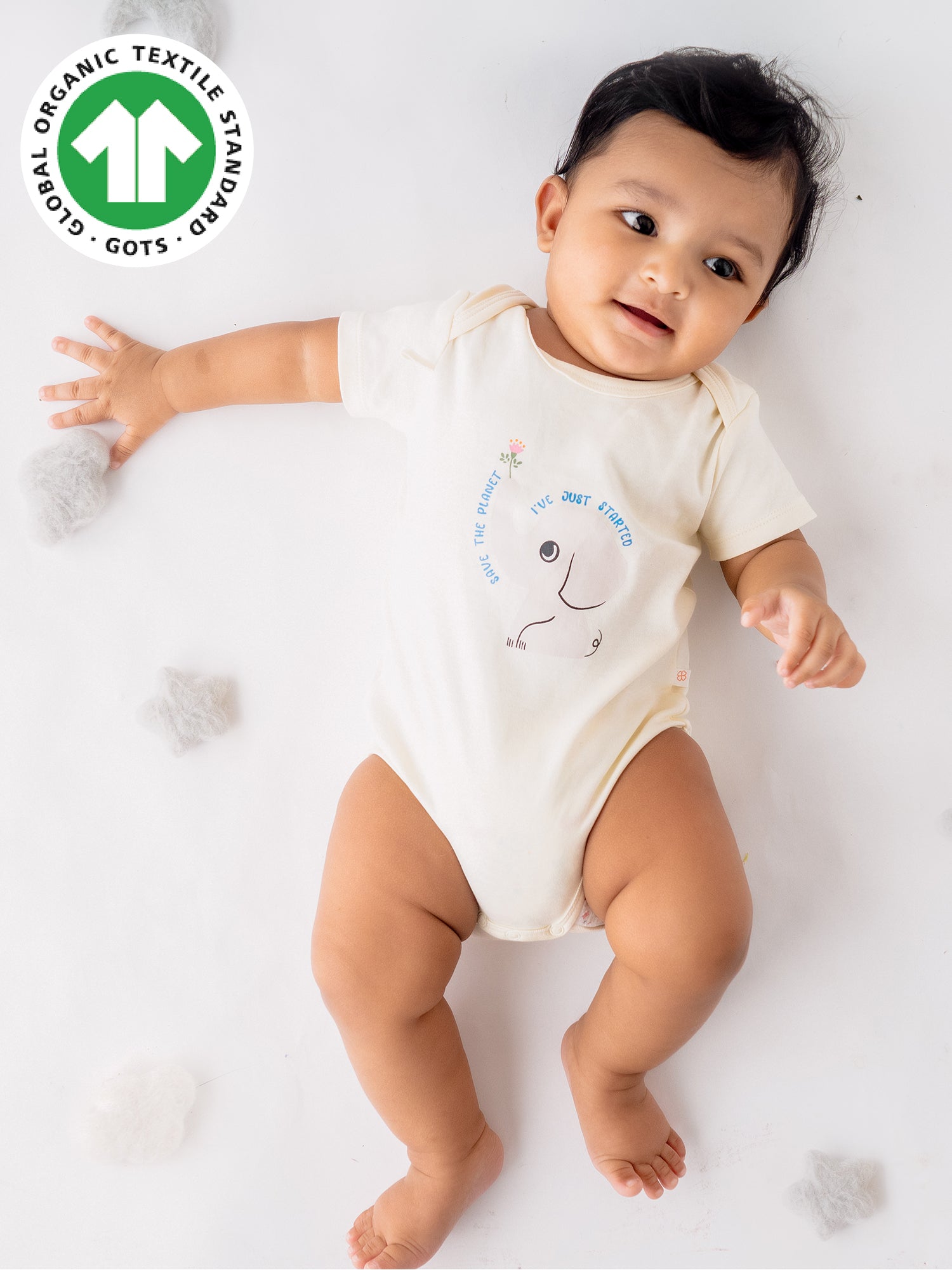 Love the planet - Organic Cotton Bodysuit - Totdot