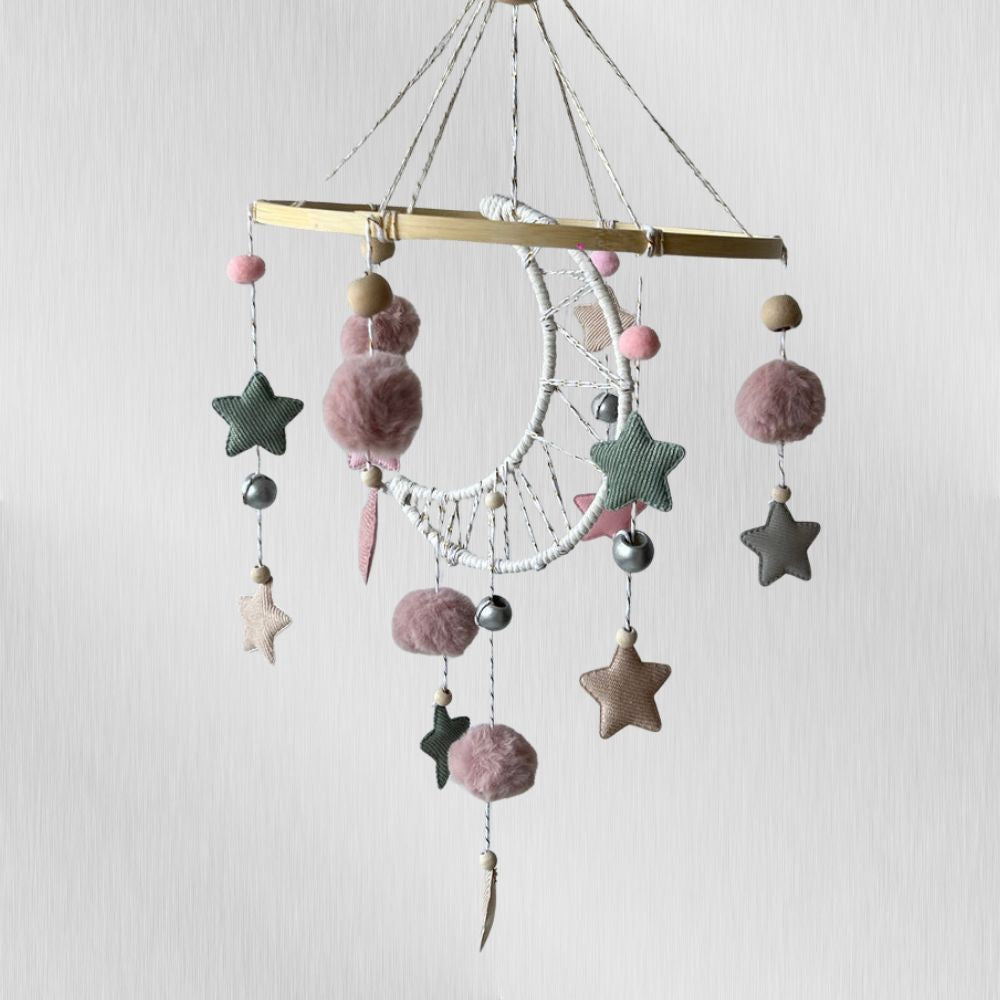 Starry Moon - Cot / Crib Mobile