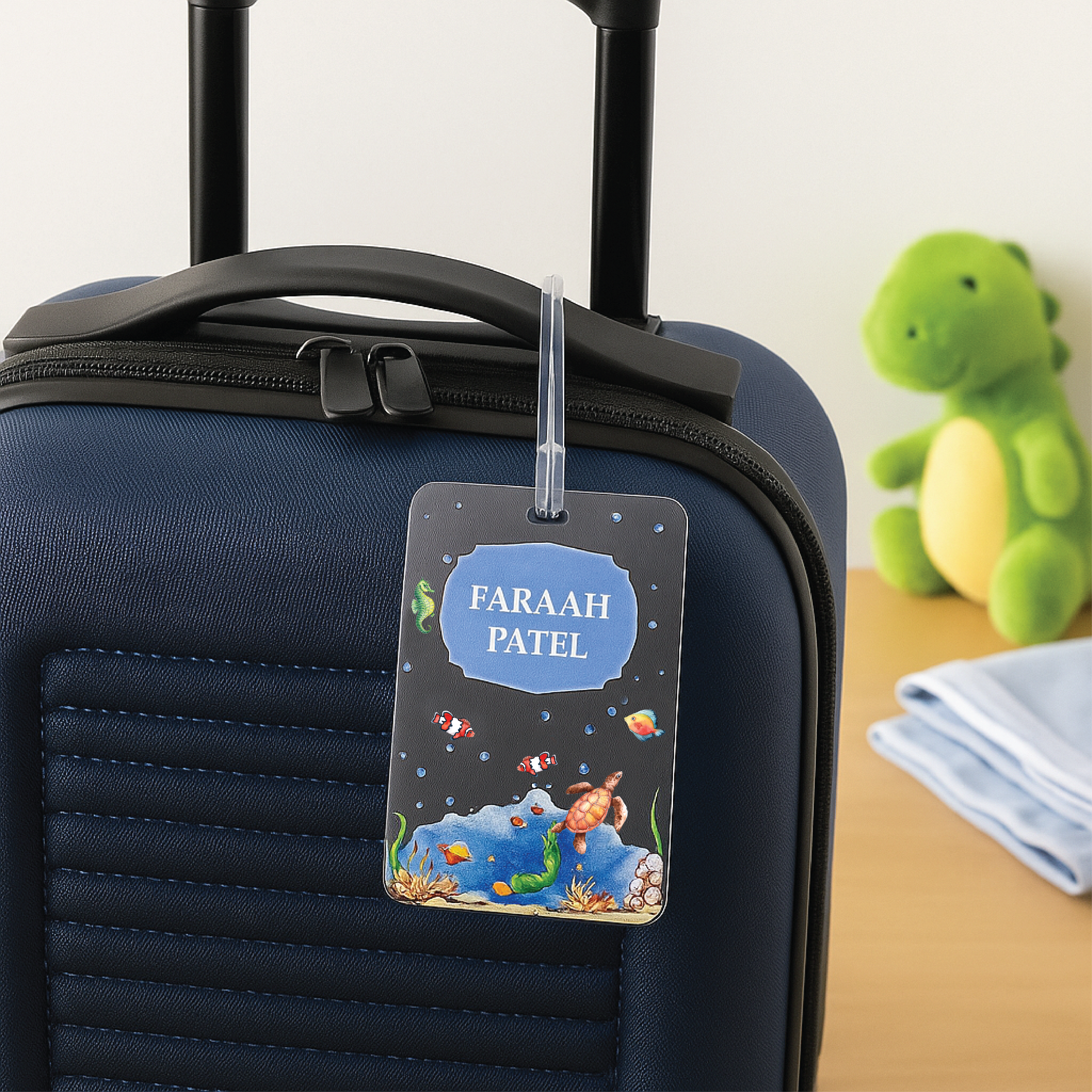 Acrylic Luggage Tag - Under the Sea