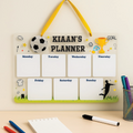 Acrylic planner - Football Frenzy