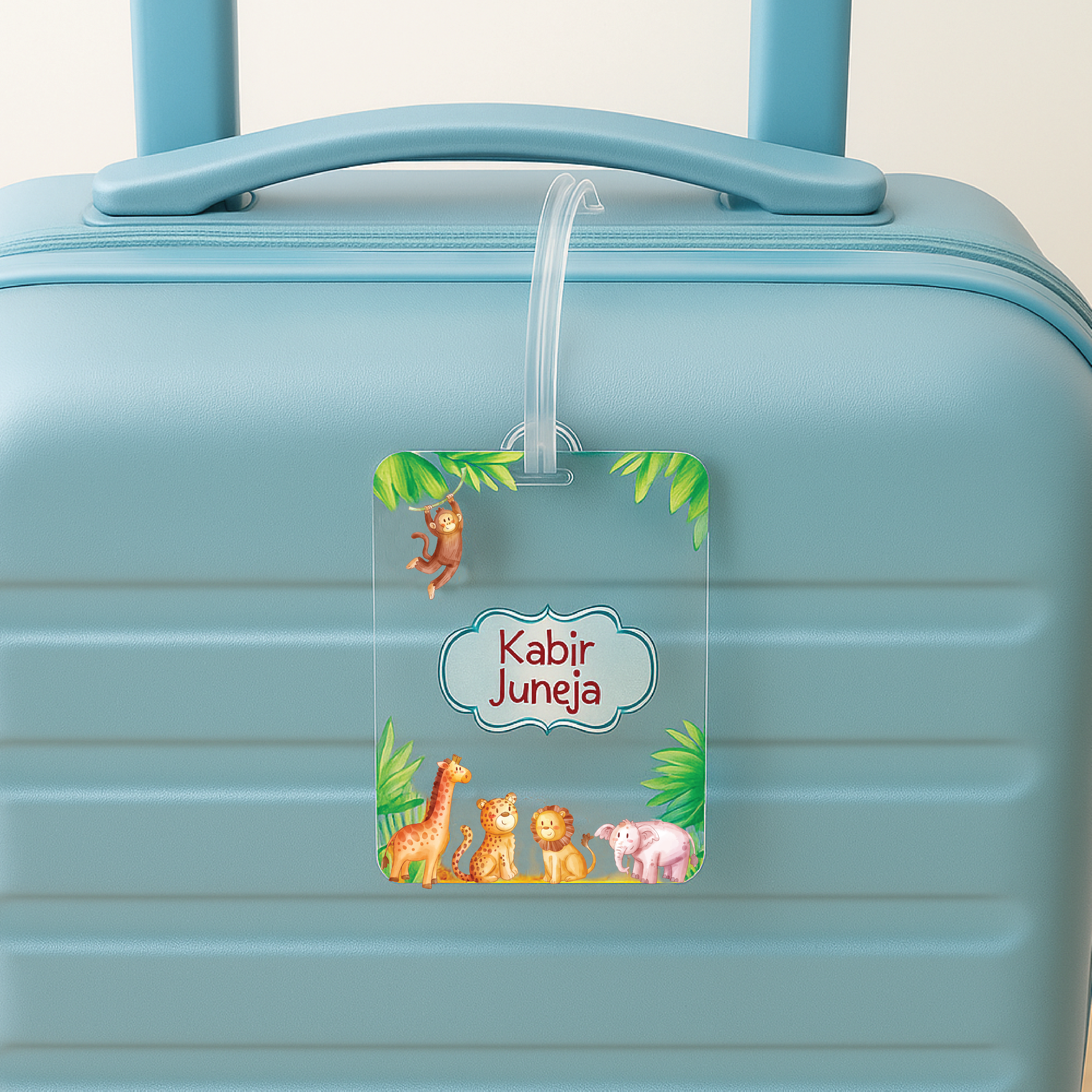Acrylic Luggage Tag - Jungle Joy