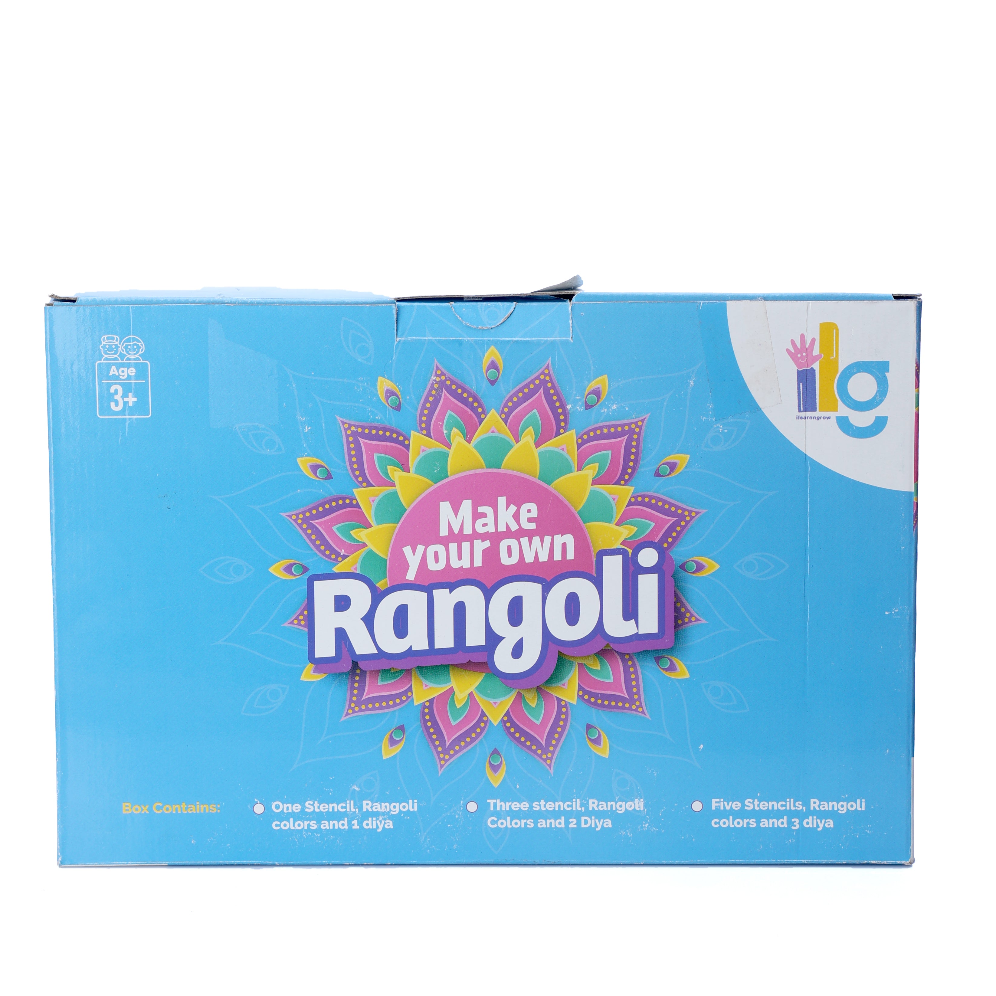 Diwali DIY Rangoli Kit - Peacock