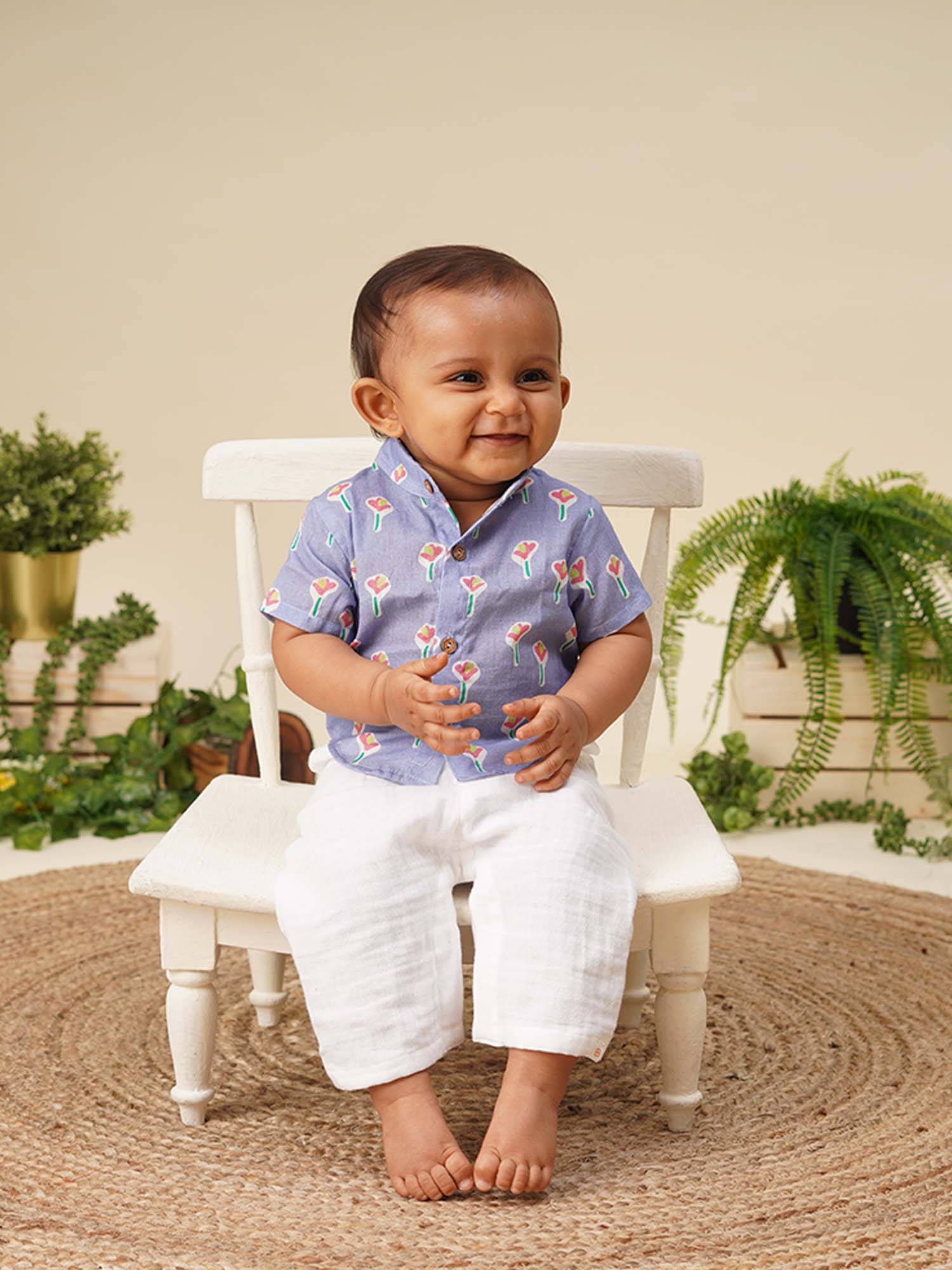 Garden Glee - Baby Boy Shirt - Totdot