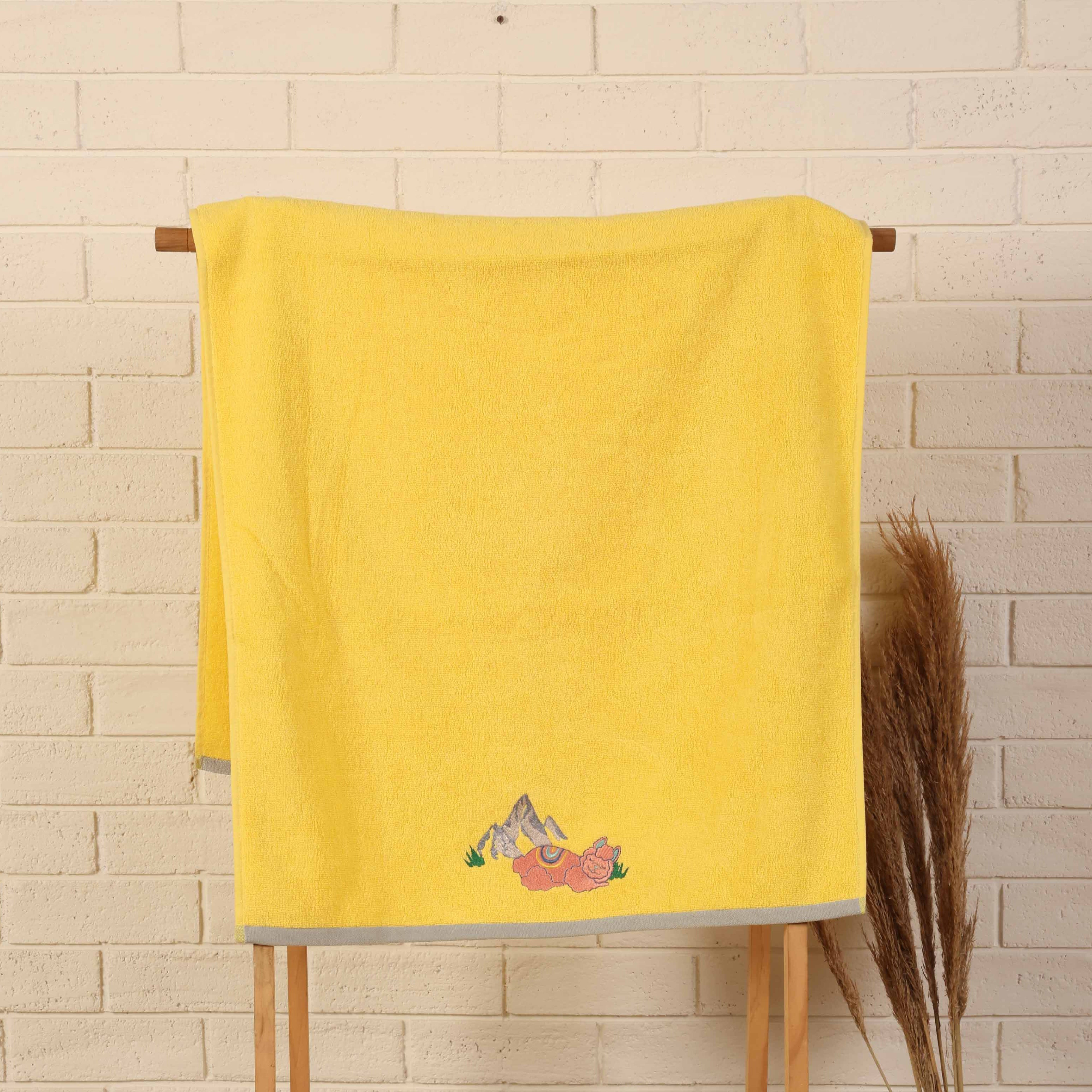 Ooh La Llama Bath Towel