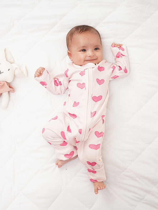 Little Love - Infant Organic Bamboo Printed Sleepsuit
