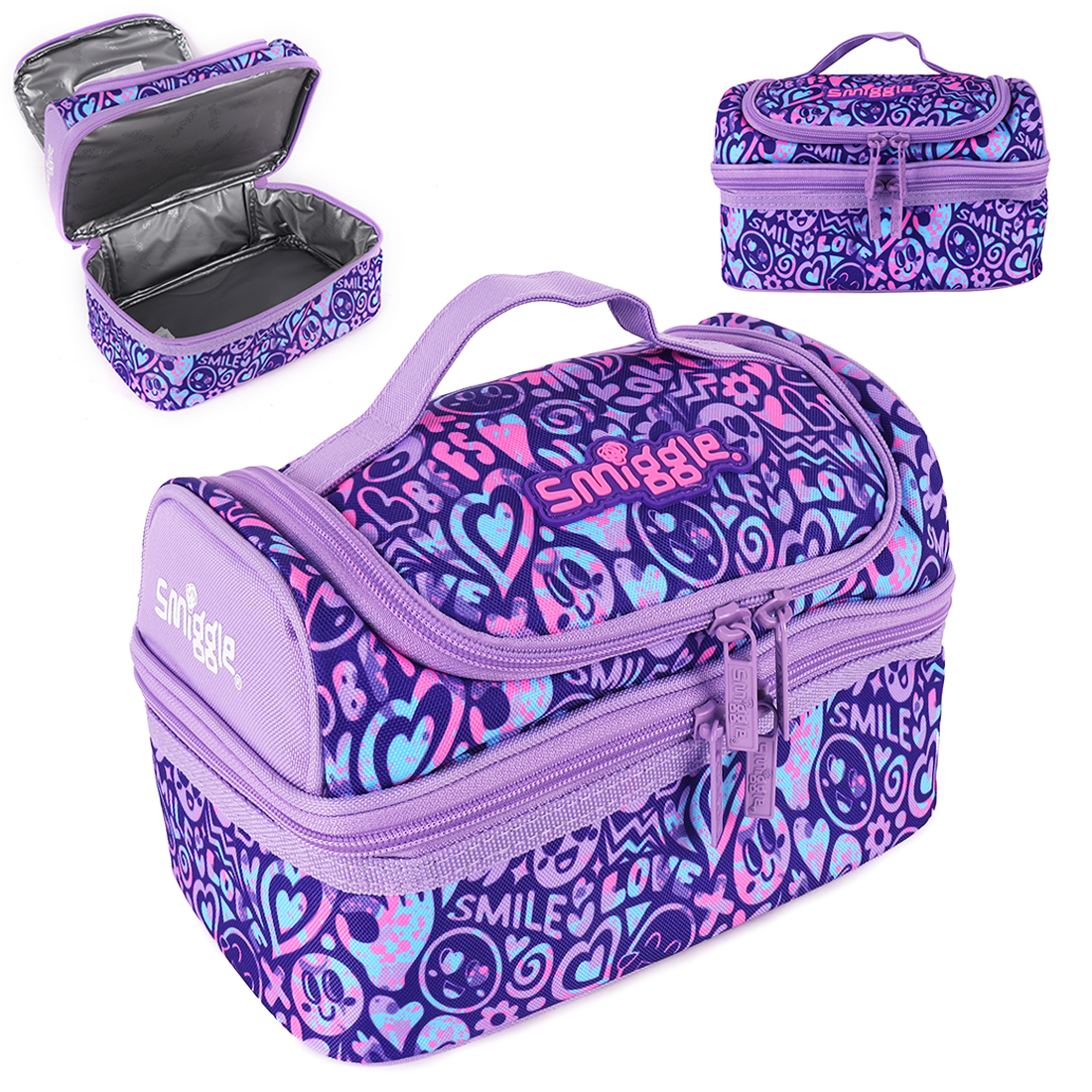 Vivid Double Decker Lunchbox Lilac