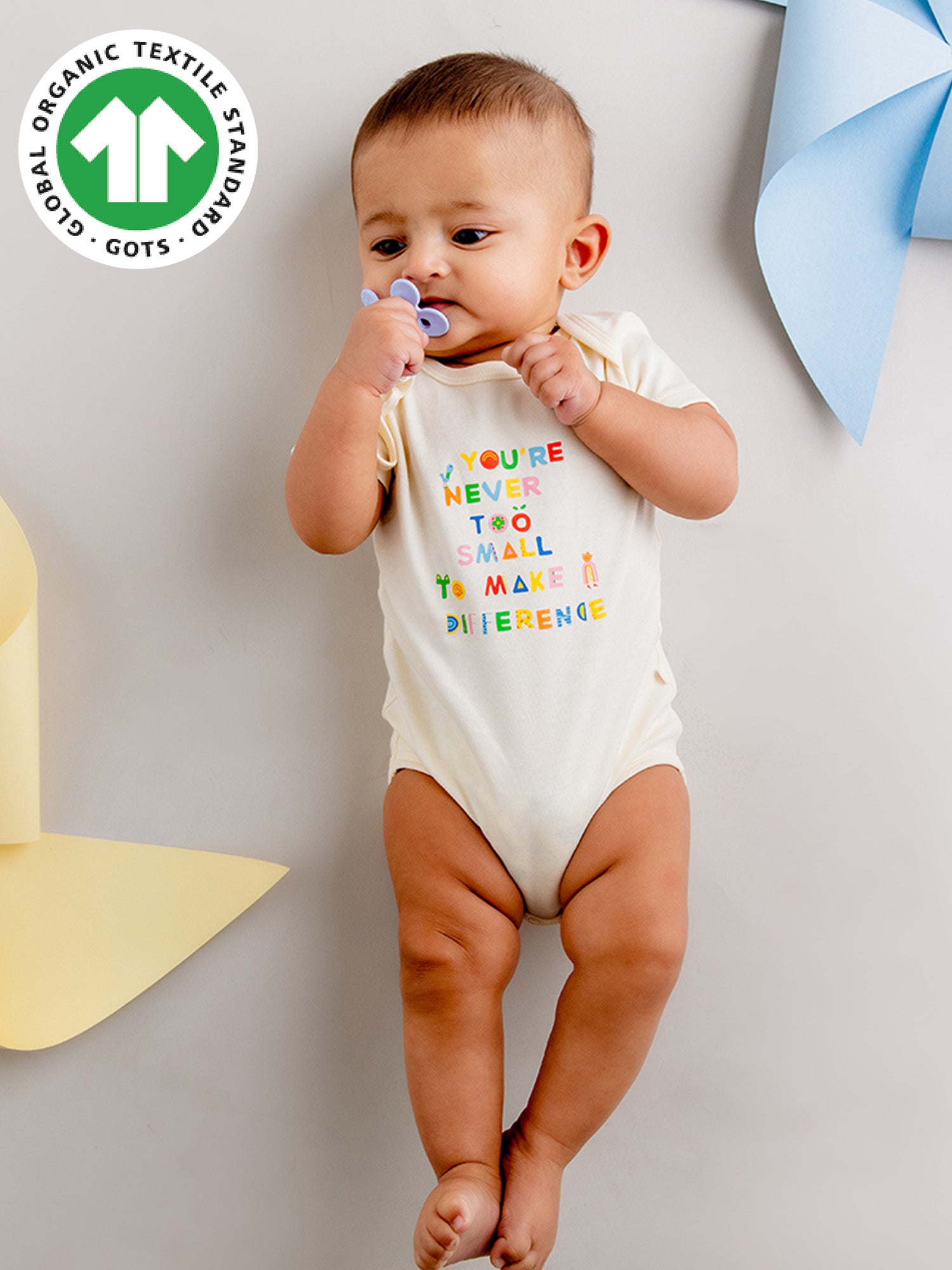 Be the change - Organic Cotton Bodysuit - Totdot