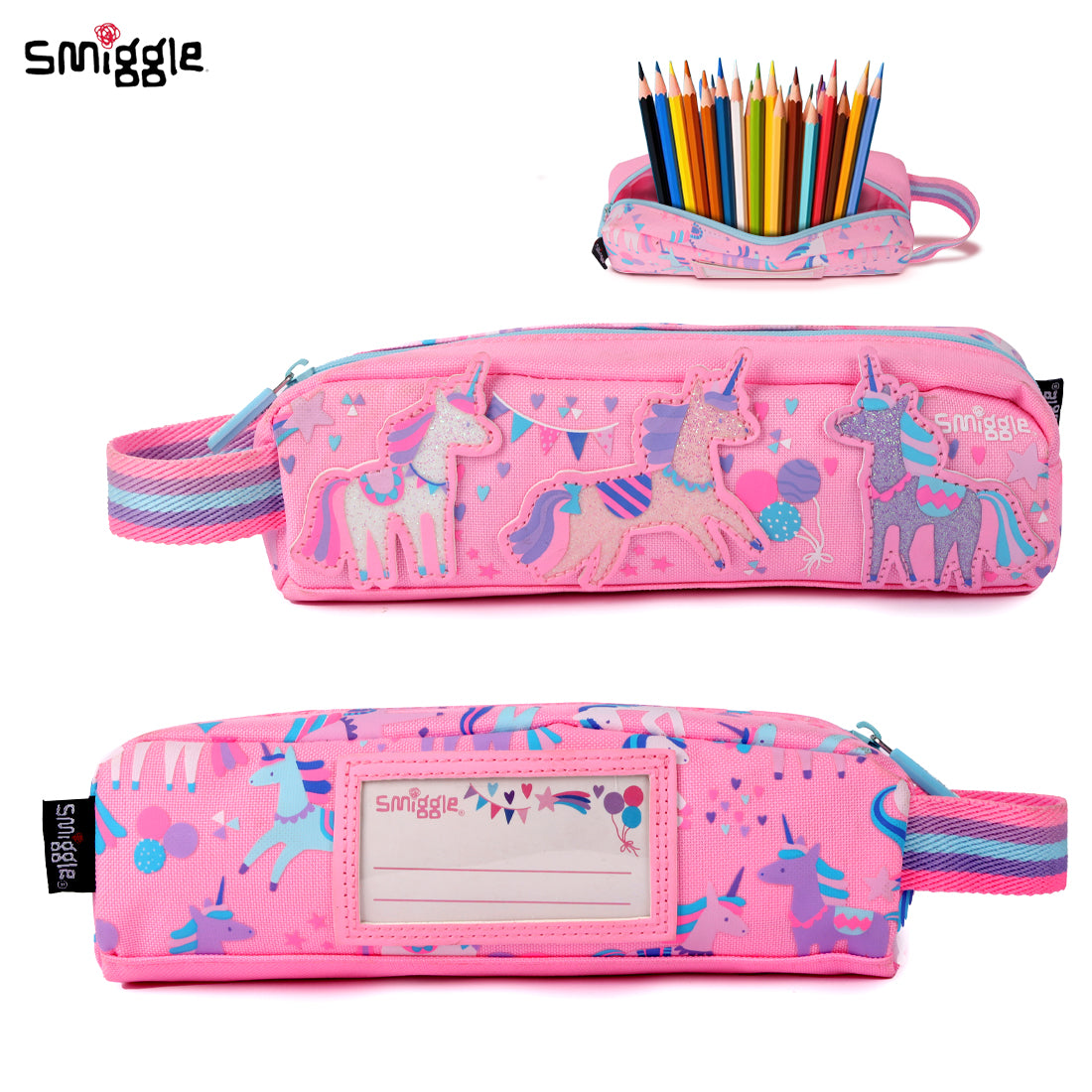 Glide Teeny Tiny Character Pencil Case Pink