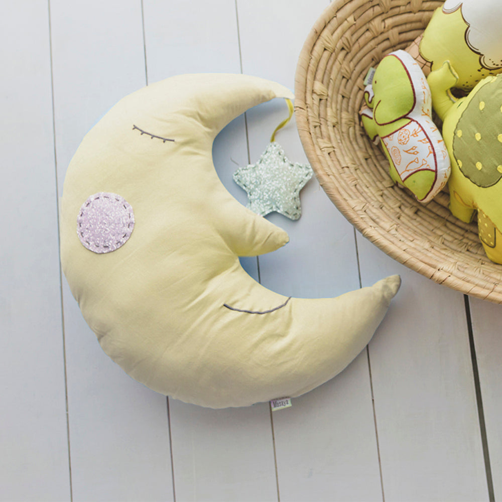 Sleepy the Moon - Shape Cushions - Totdot