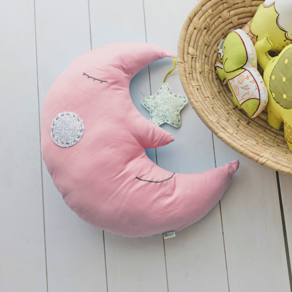 Sleepy the Moon - Shape Cushions - Totdot