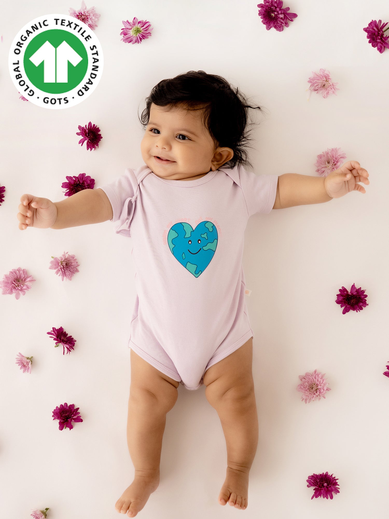 Warm My Heart - Organic Cotton Bodysuit - Totdot