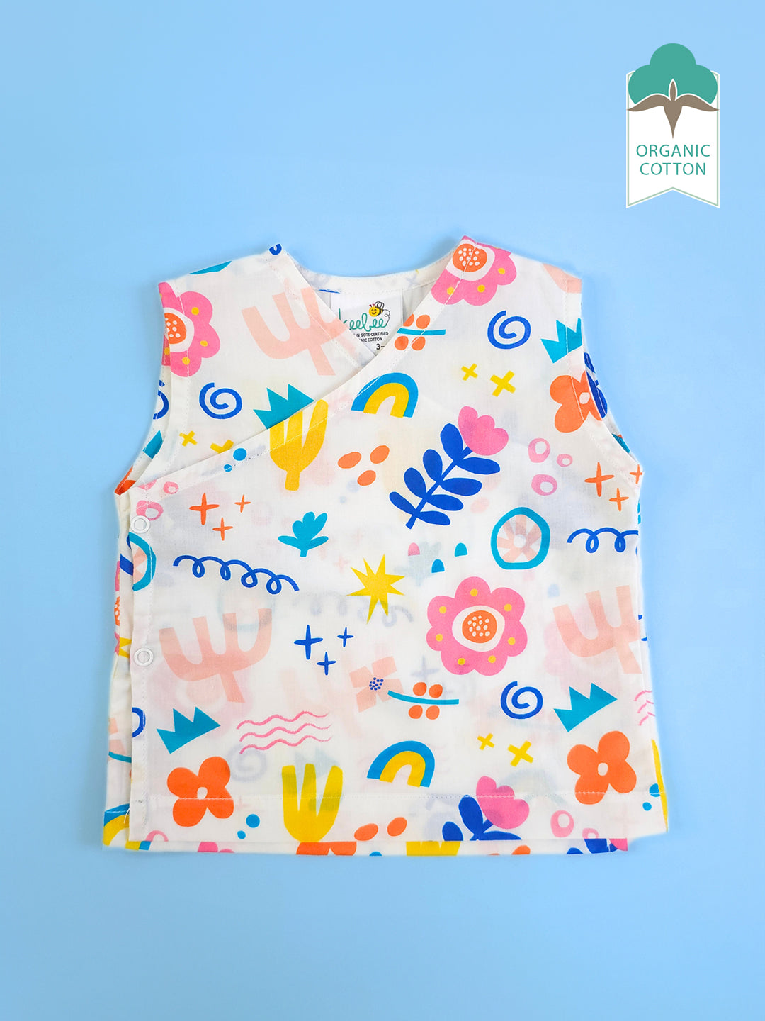 Lil Picasso - Organic Cotton Printed Baby Jabla - Totdot