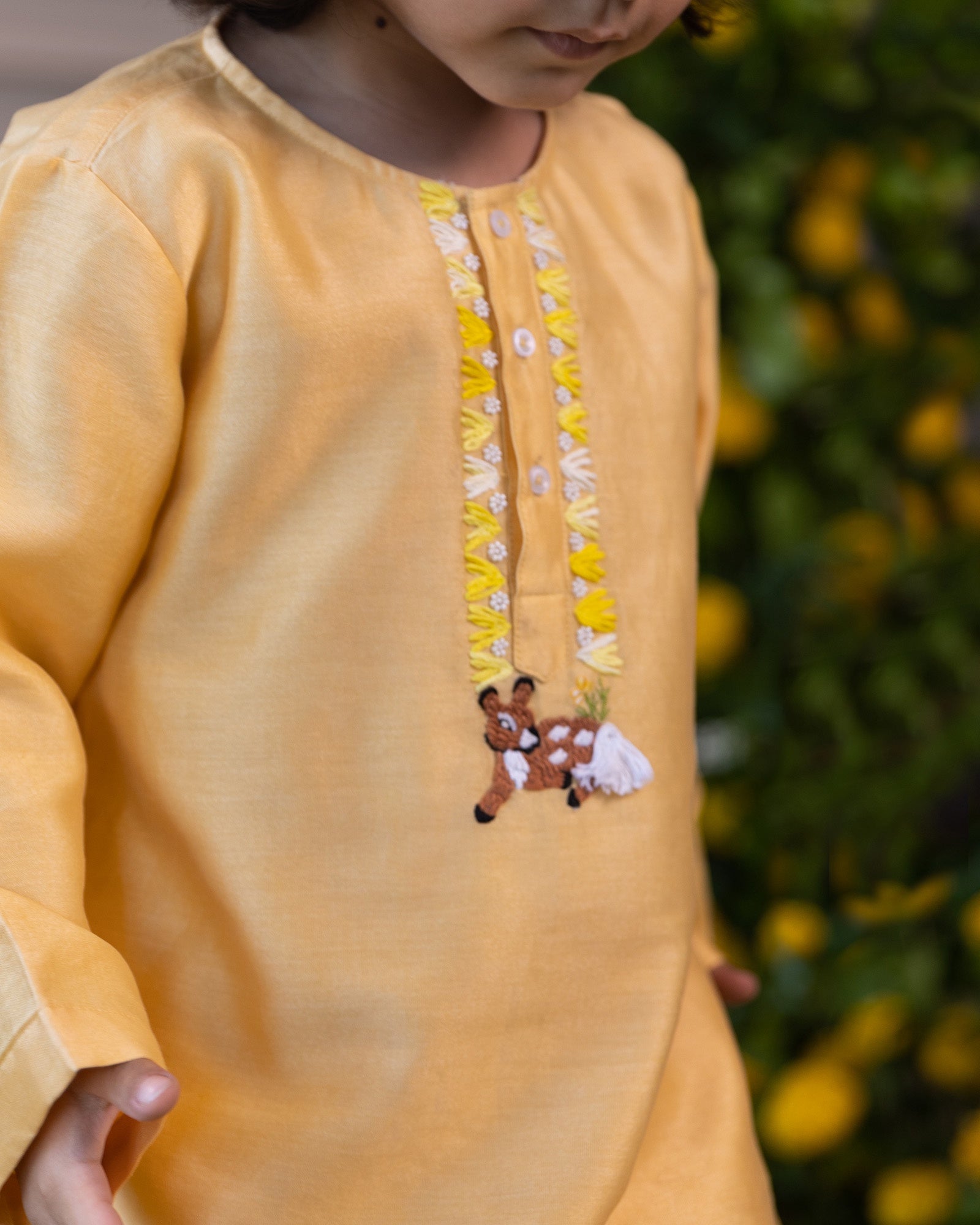 SUNSHINE KURTA PYJAMA JACKET SET