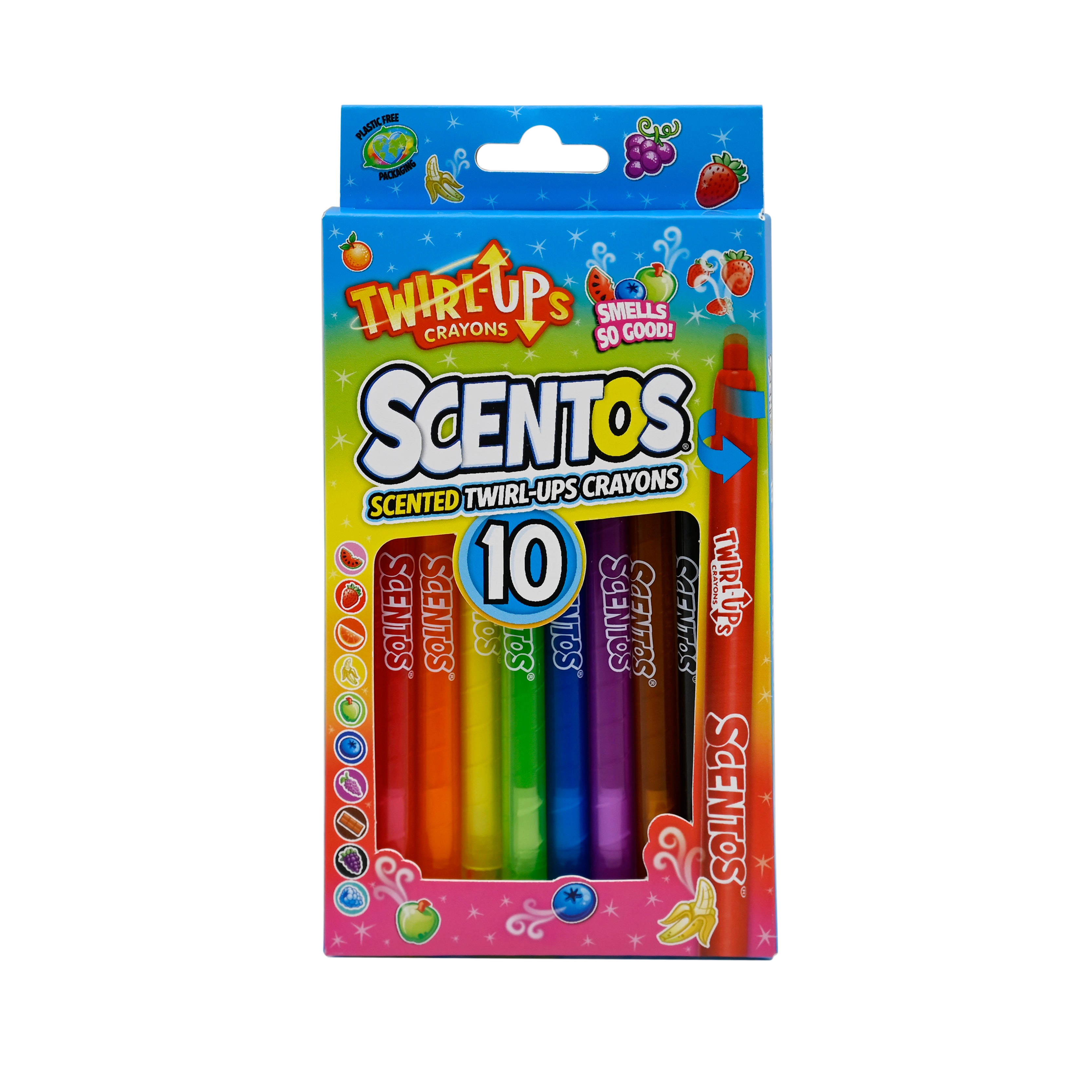 Twirl Up Crayons - pack of 10 Scentos