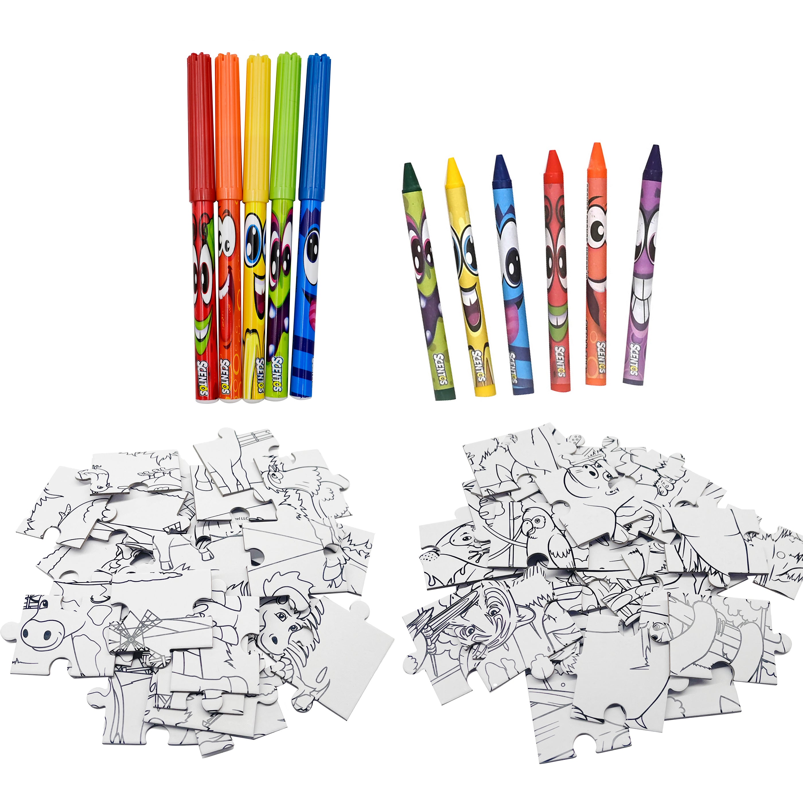 N The Go Colour In Puzzles