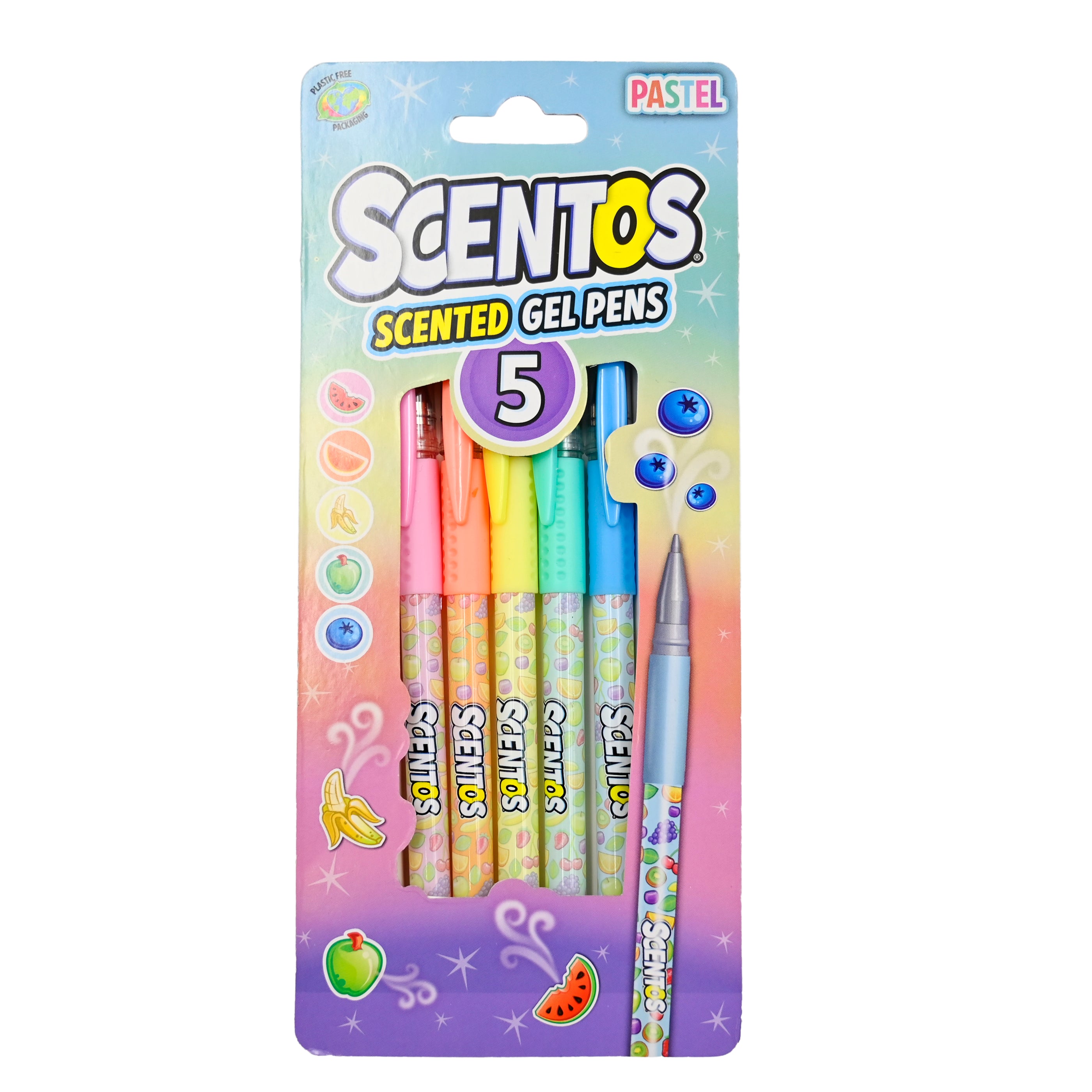 Pastel Gel Pens, Pack of 5