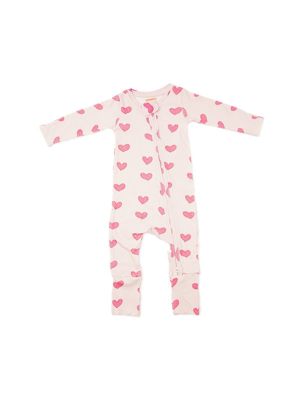 Little Love - Infant Organic Bamboo Printed Sleepsuit