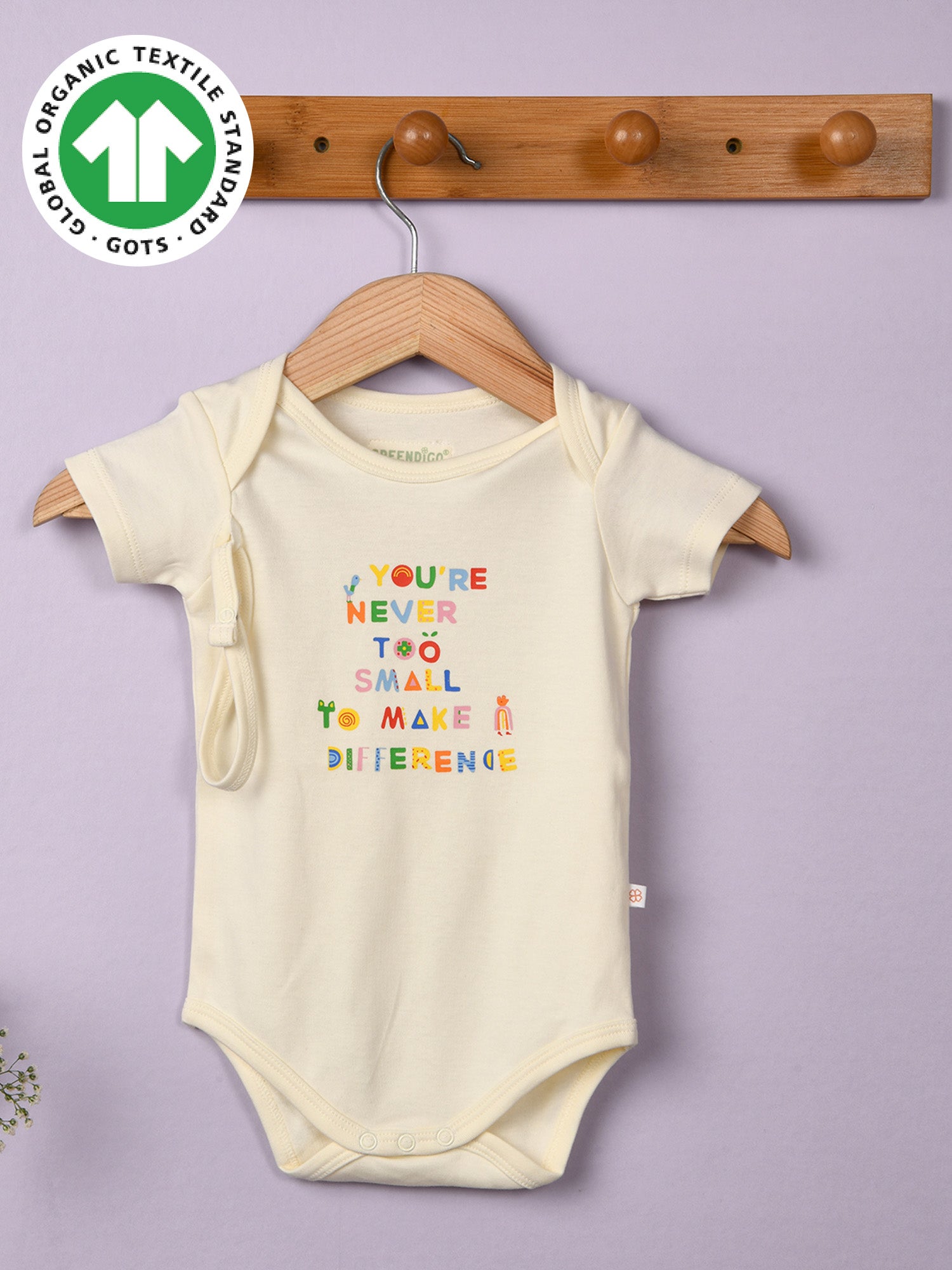 Be the change - Organic Cotton Bodysuit - Totdot