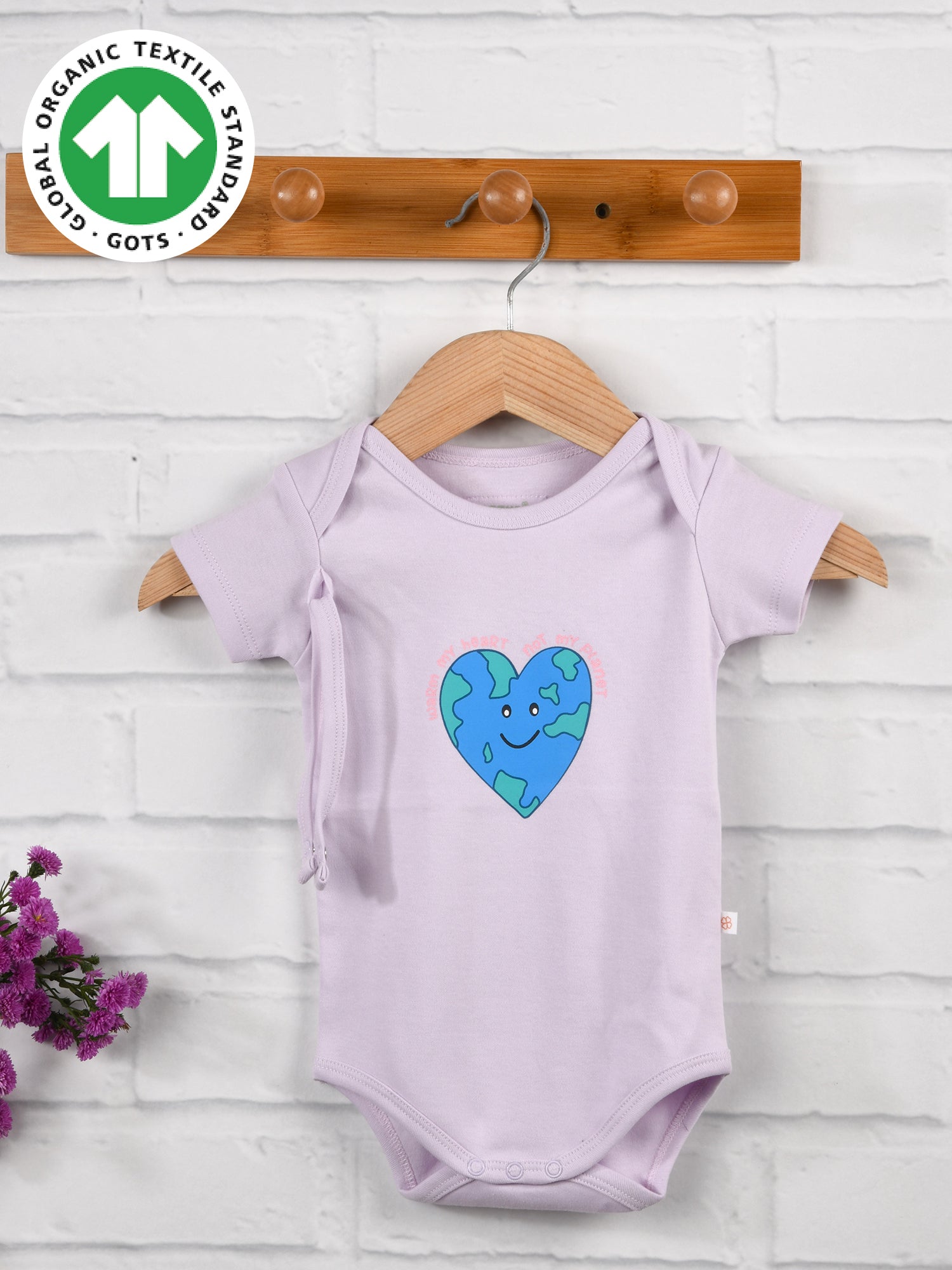 Warm My Heart - Organic Cotton Bodysuit - Totdot