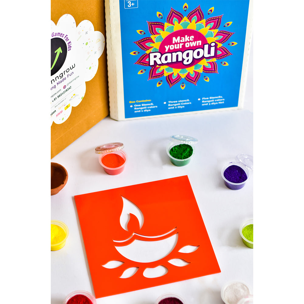 Diwali DIY Rangoli Kit - Diya