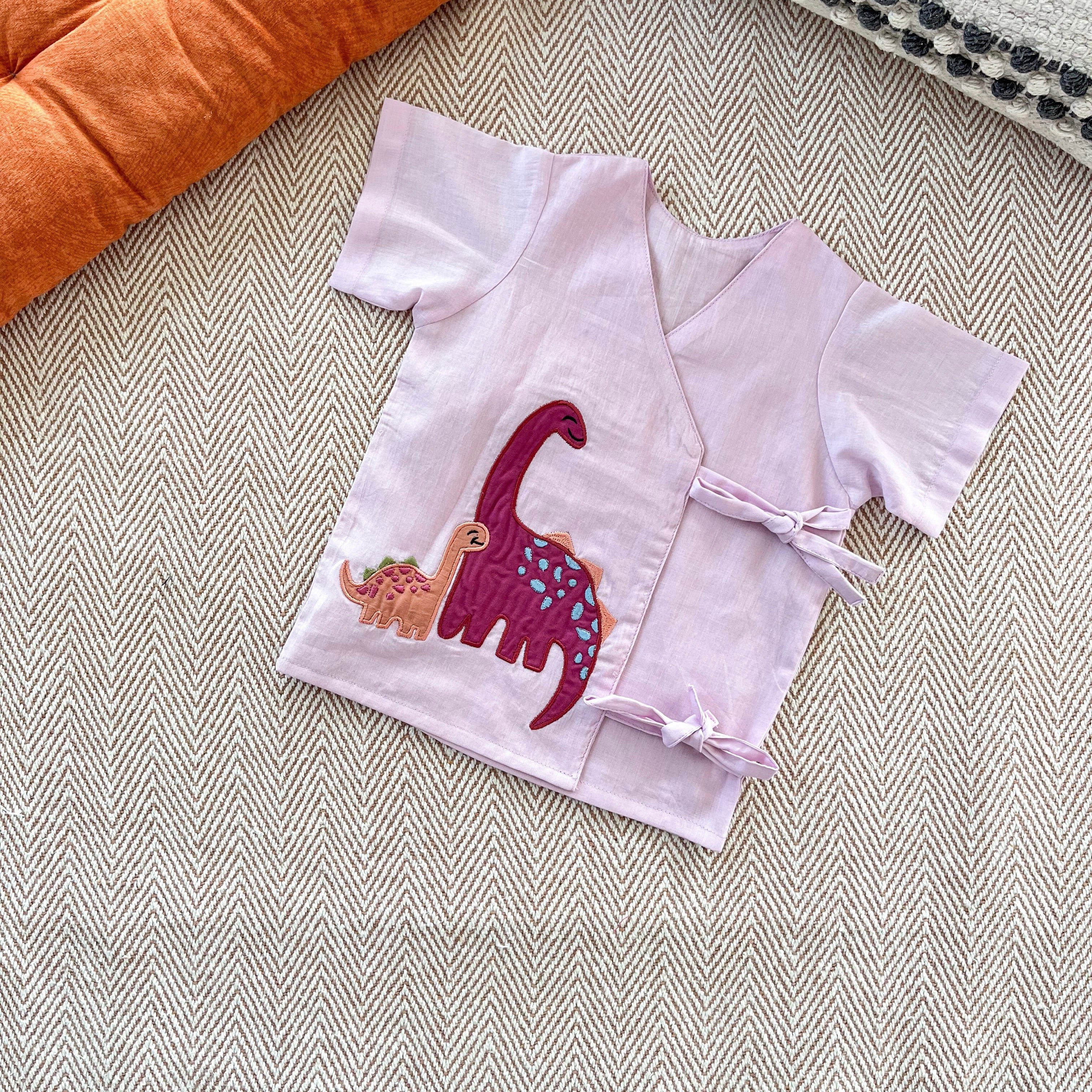 Dino Voile Jhabla Set - Totdot