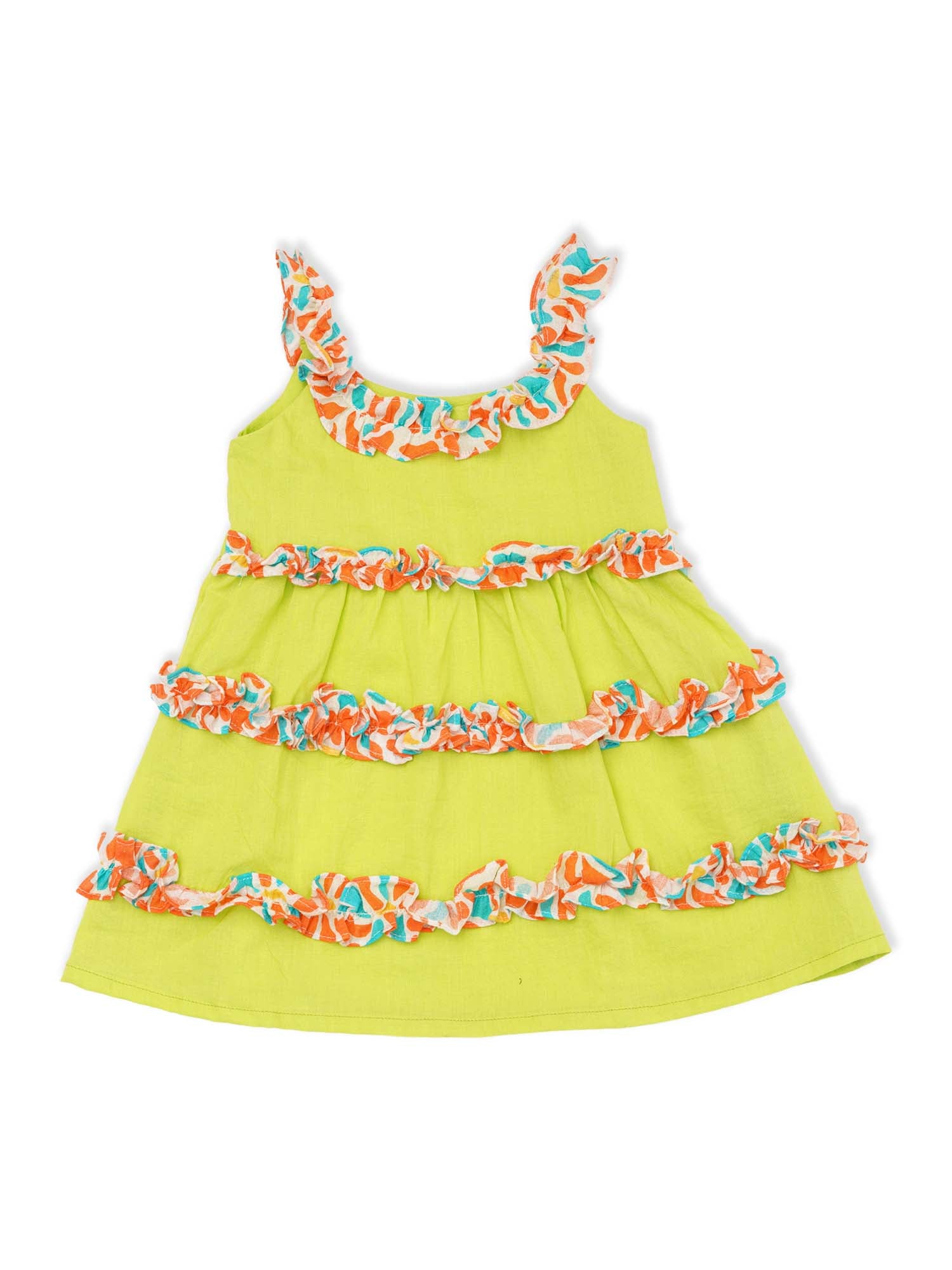 Leafy Lullaby - Baby Girl Frock - Totdot