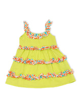 Leafy Lullaby - Baby Girl Frock
