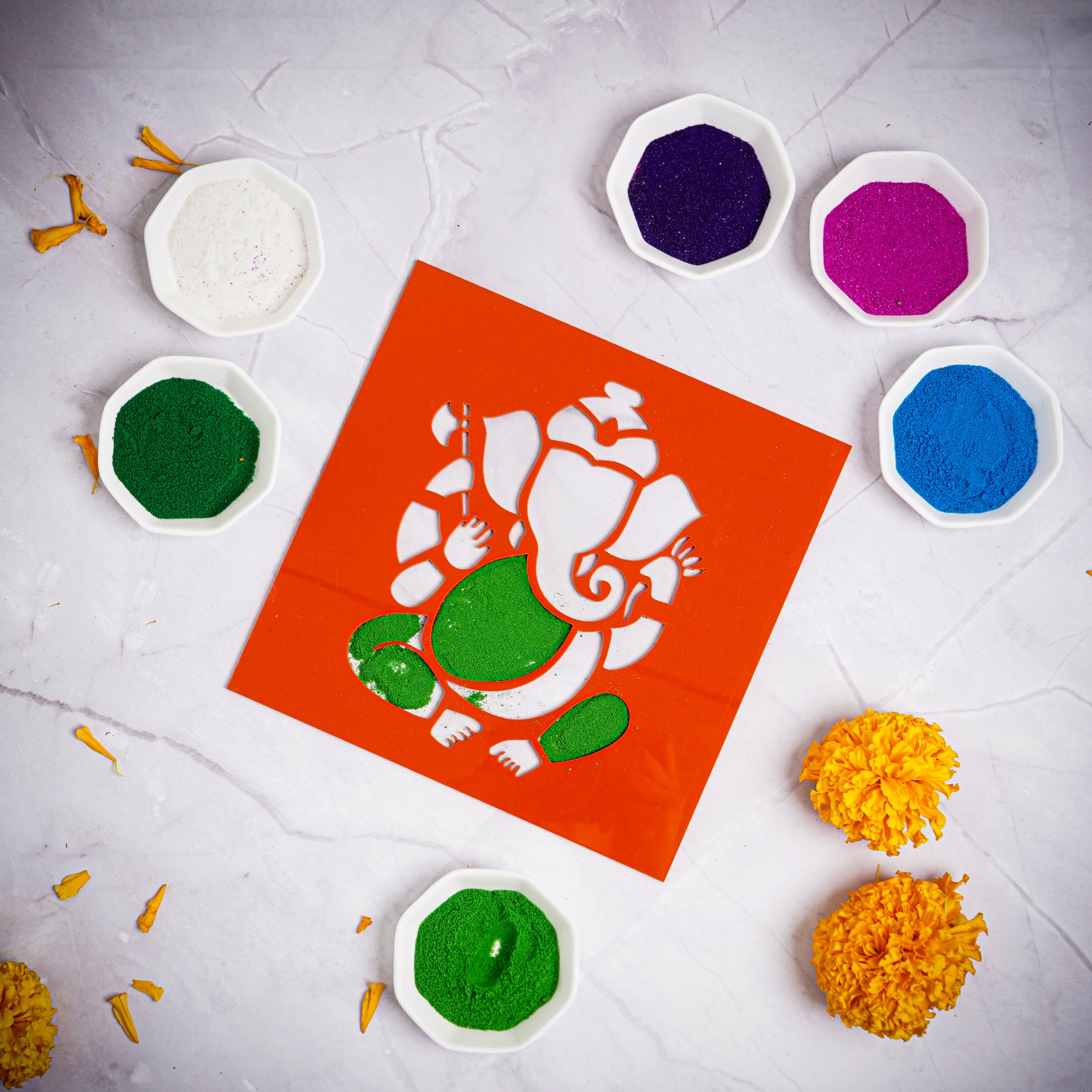 Diwali DIY Rangoli Kit - Ganesh Ji