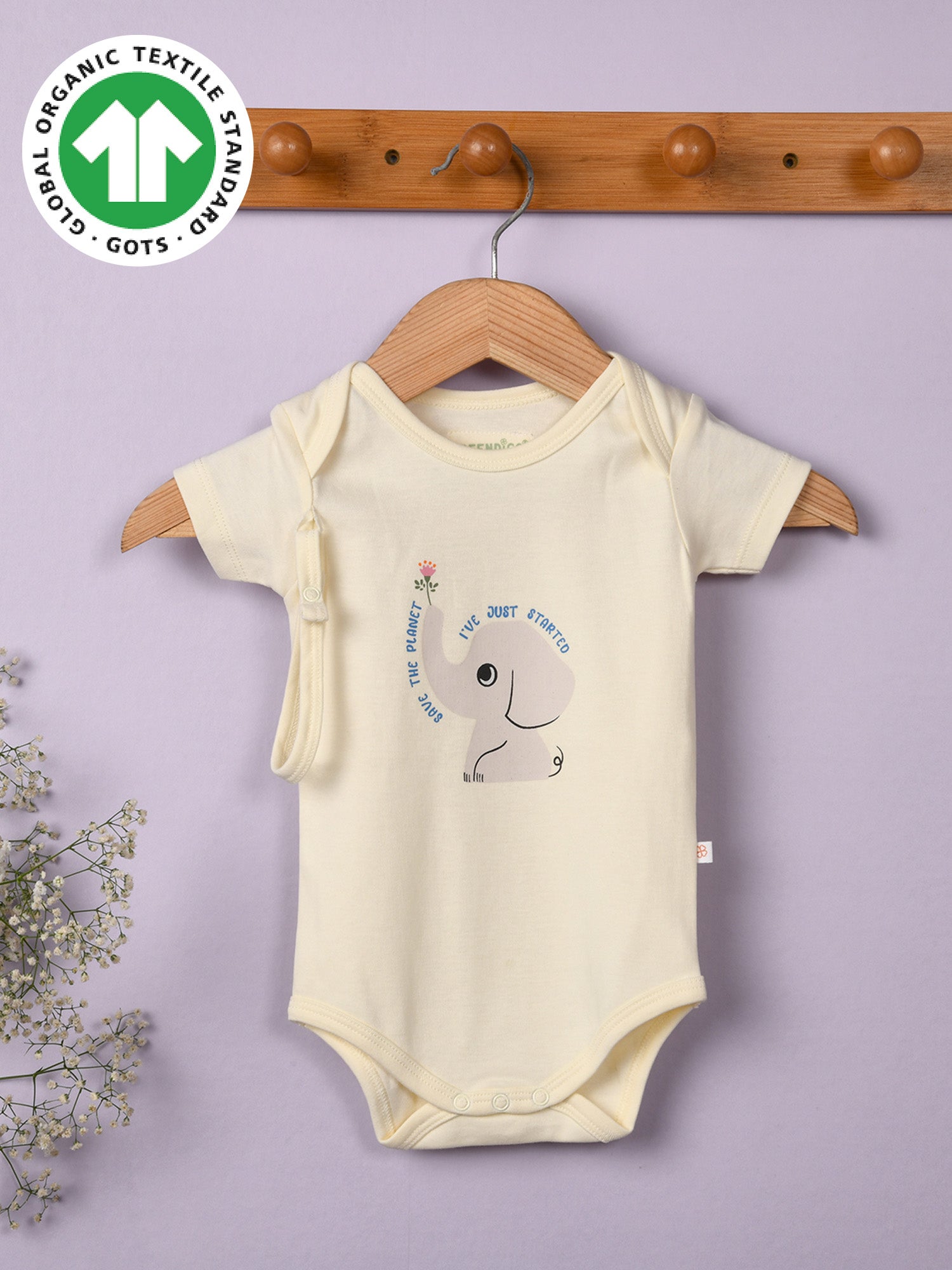 Love the planet - Organic Cotton Bodysuit - Totdot