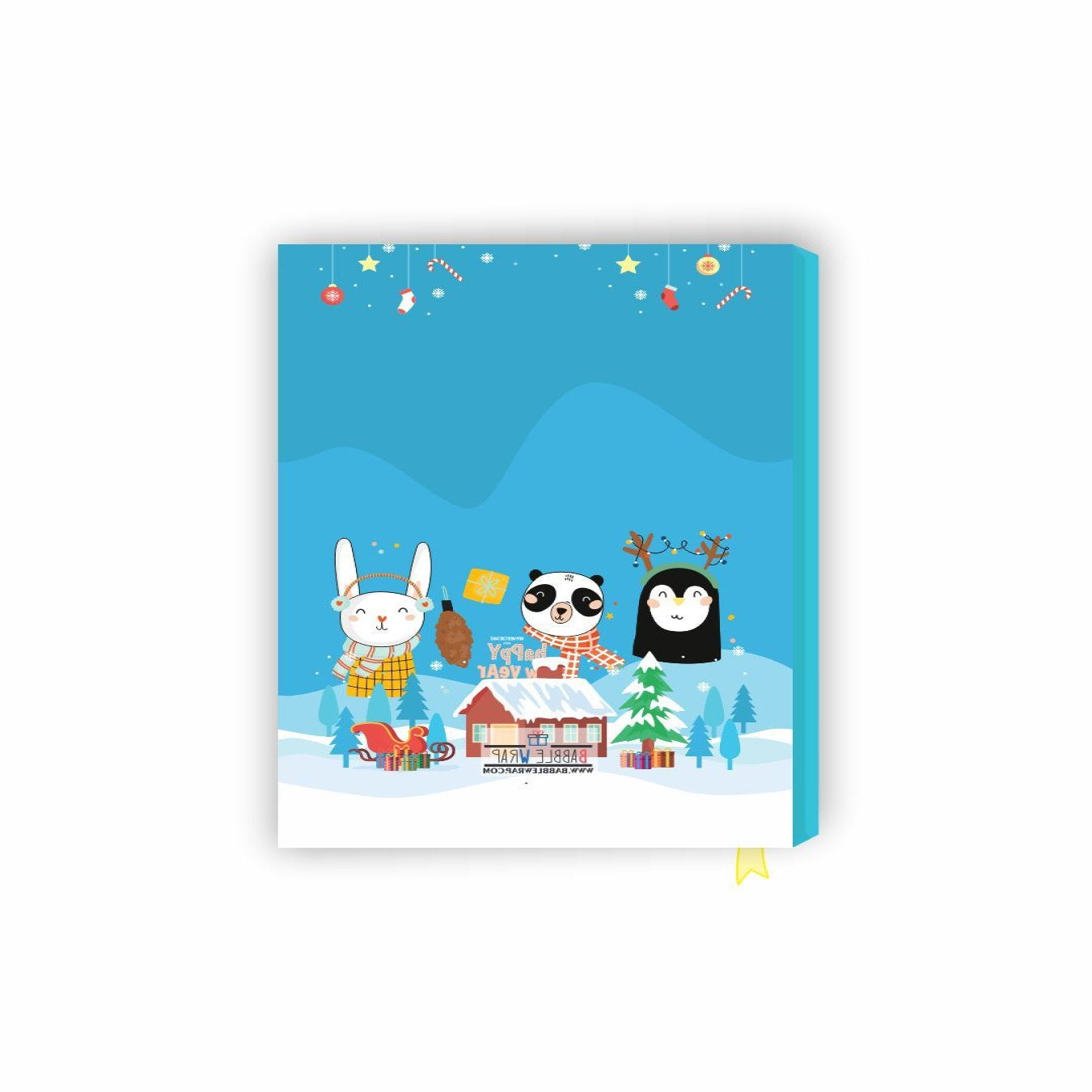 Hard Cover Diary - Santa With Gifts