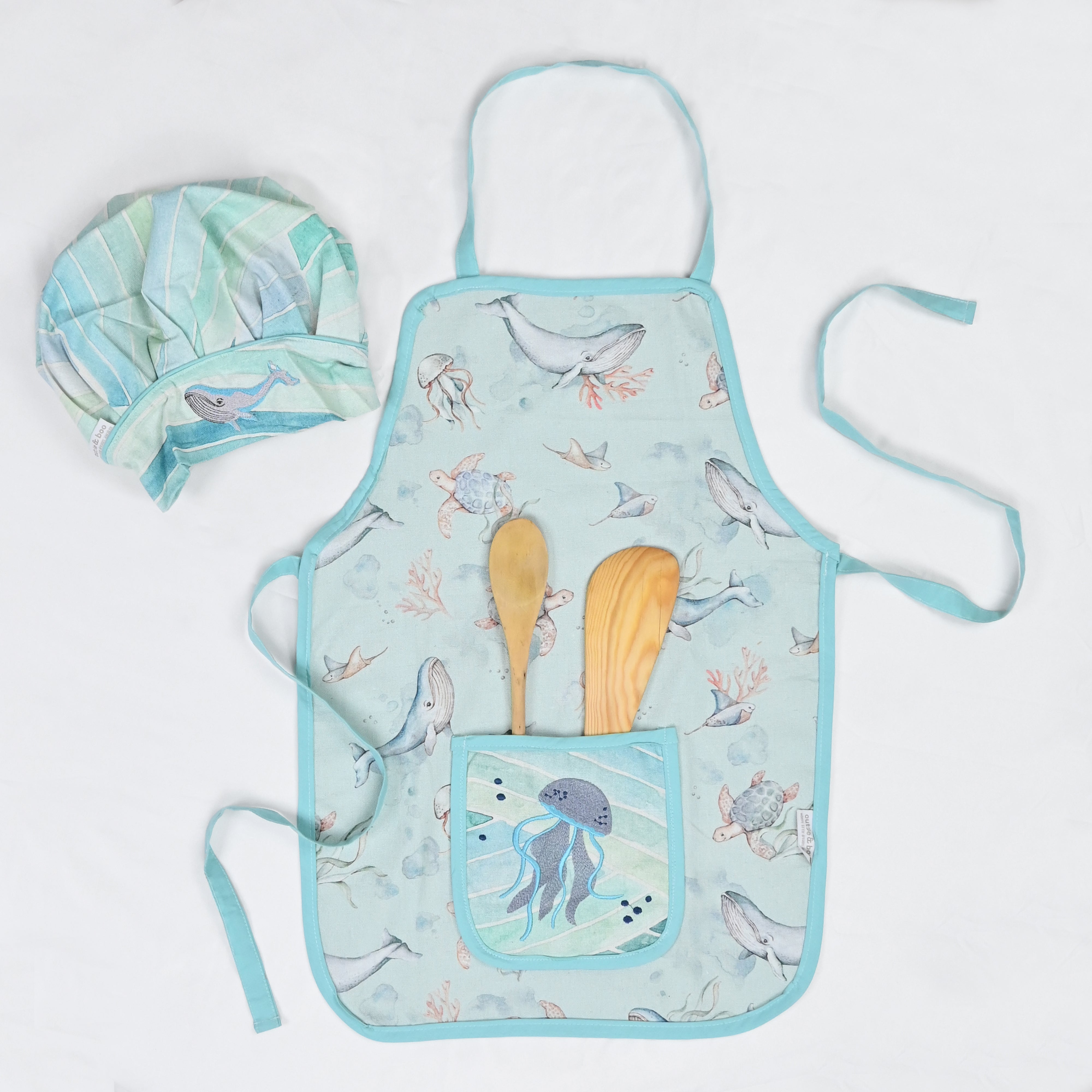 Maritime Magic Apron Set - Little Chef Duo Set