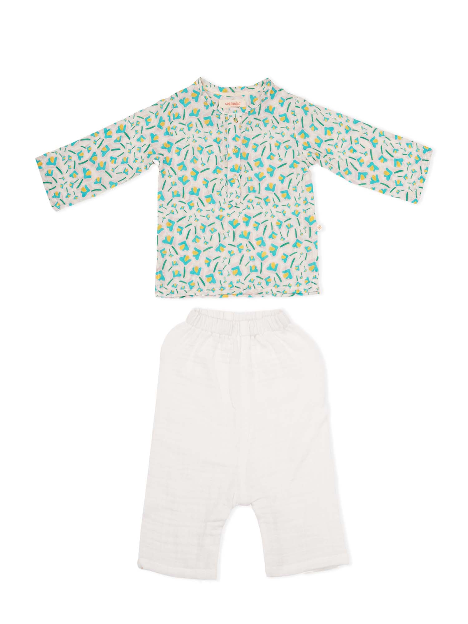 Flower Fields - Baby Kurta Set - Totdot