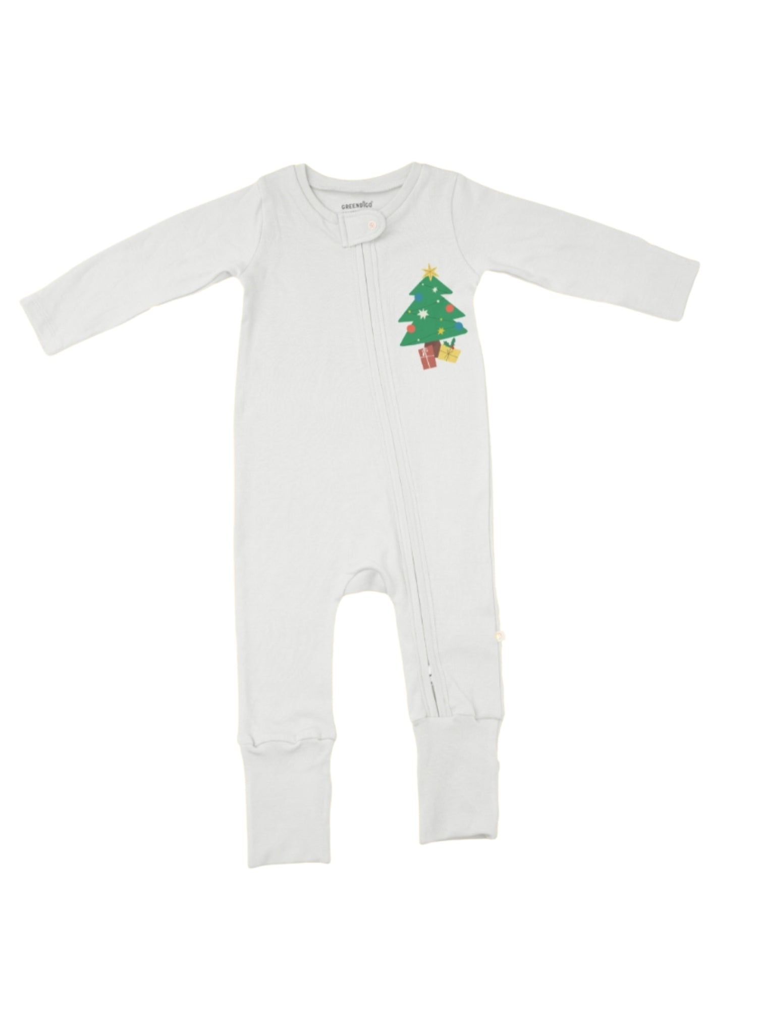 Baby Bamboo Sleepsuit Tinsel Tree