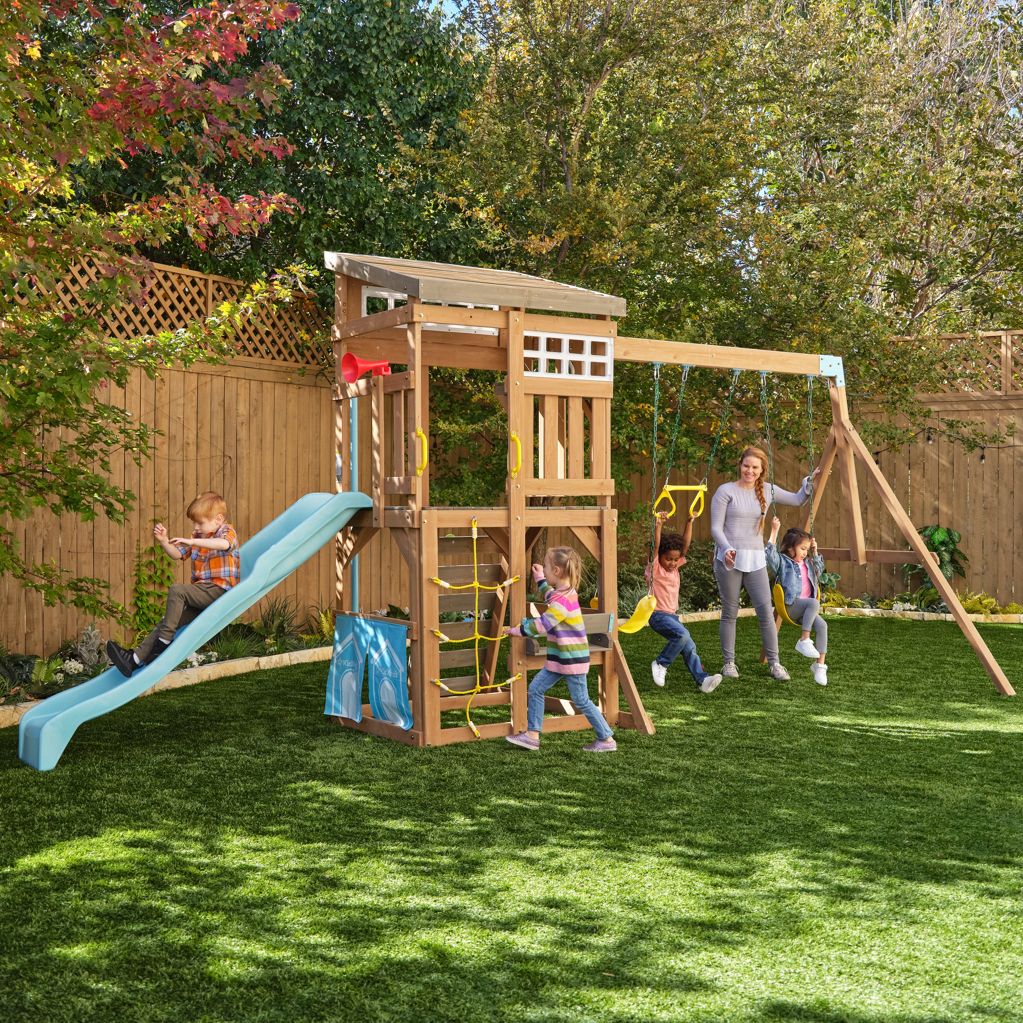 Modern Outdoor Swing Set - Totdot