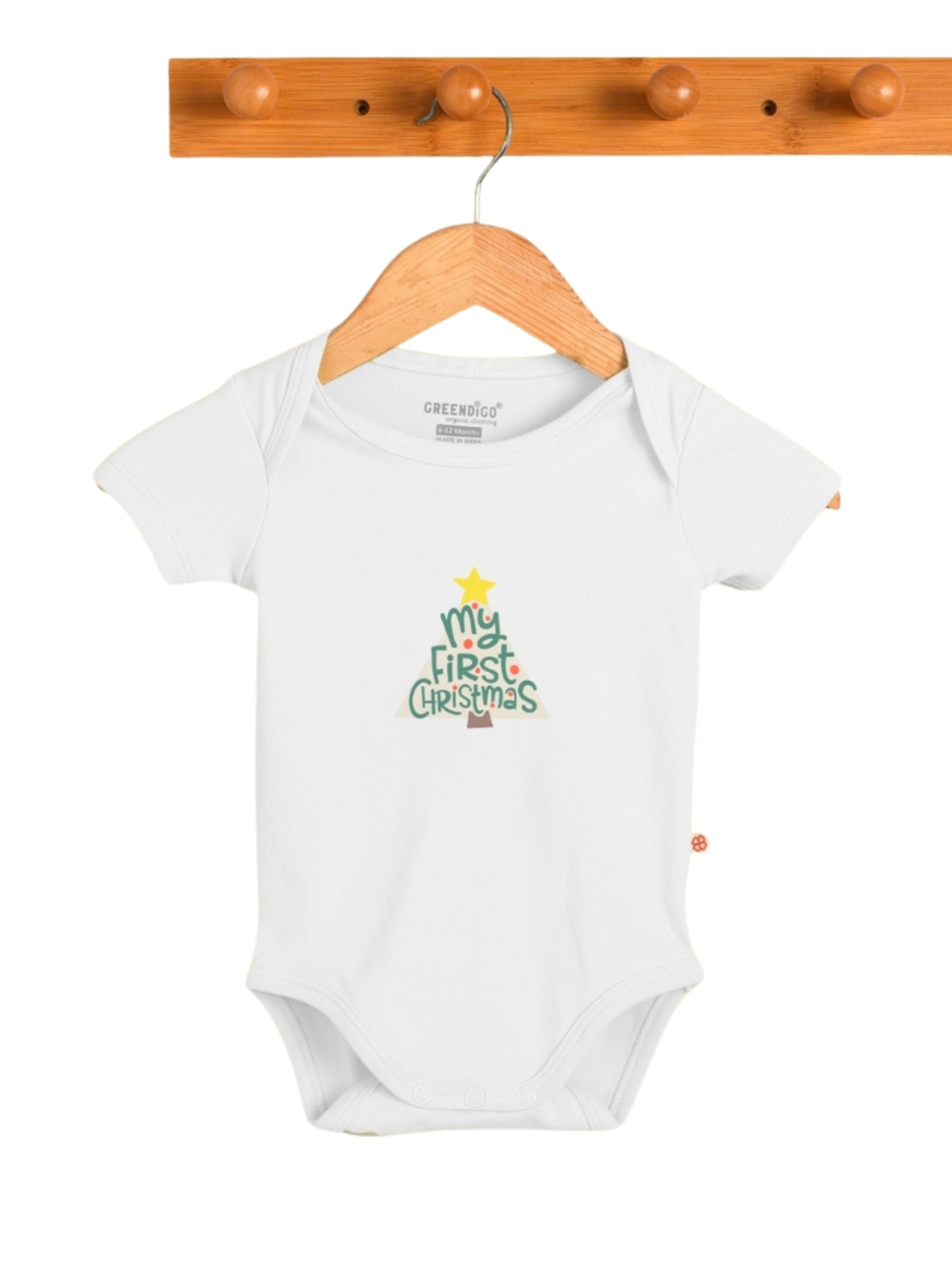 Baby Bamboo Bodysuit Christmas Joy