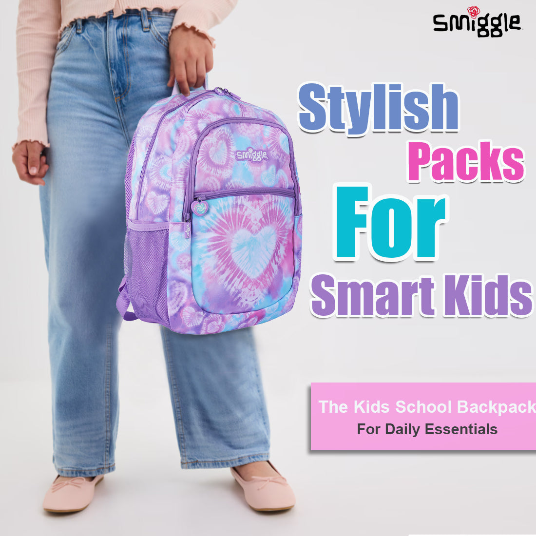 I Heart Classic Backpack Lilac