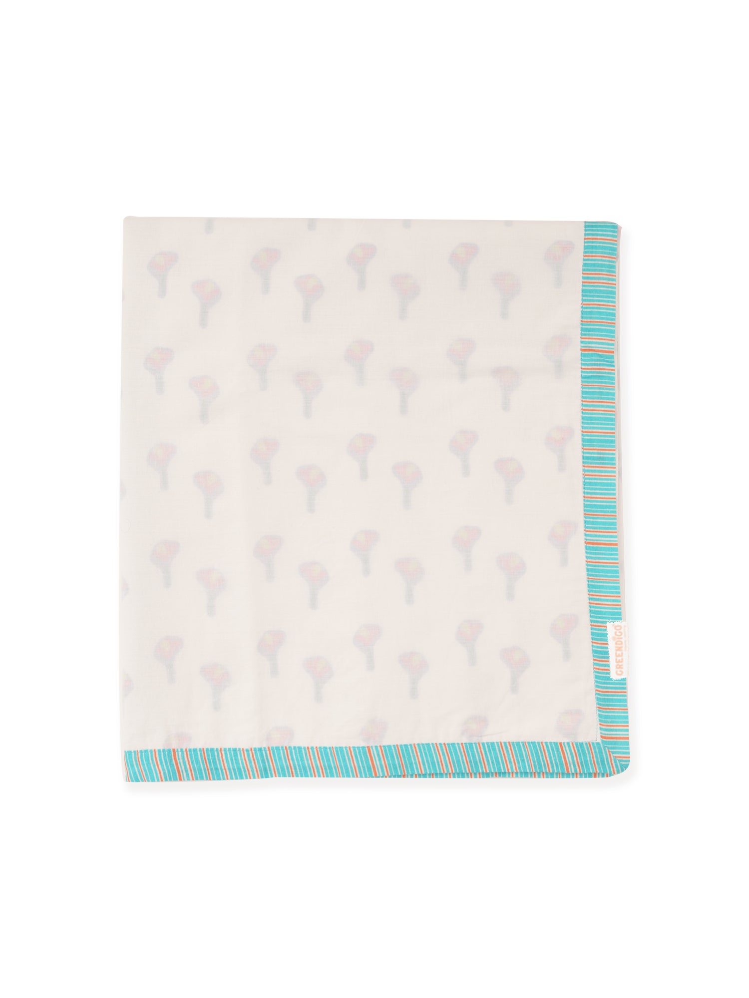 Tender Tulips - Cotton Muslin Dohar Blanket for New Born Baby - Totdot